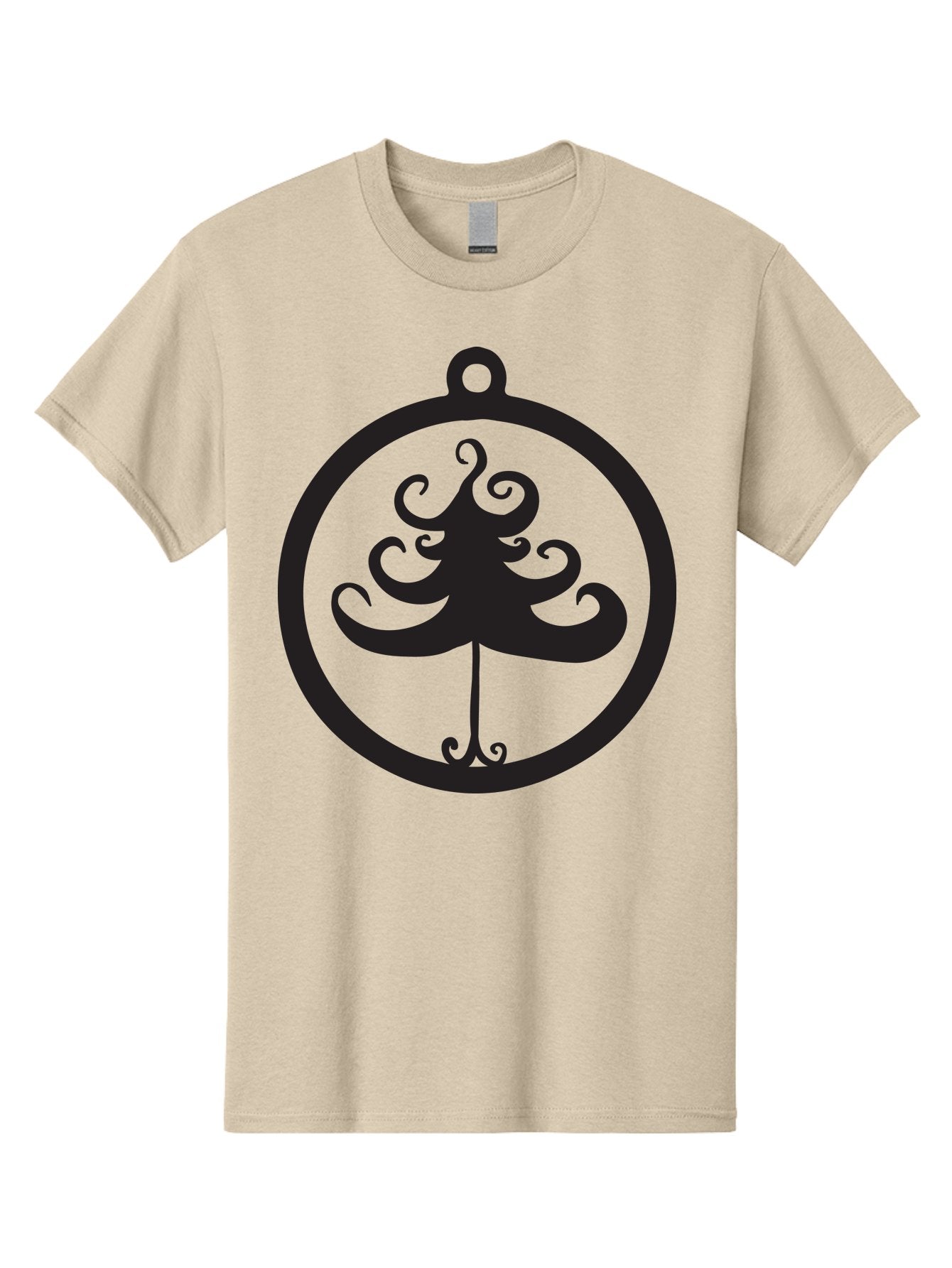 Tree-Of-Life-Logo Men'S Graphic Tee, 100% Cotton, Comfortable Casual Summer Wear, Machine Washable, Evenstar Symbol, Lord Of The Rings, Fantasy Emblem, Elegant Design, Ornate Tree, Mystical Icon, Symbolic Representation, Stylized Artwork, Aad269 13