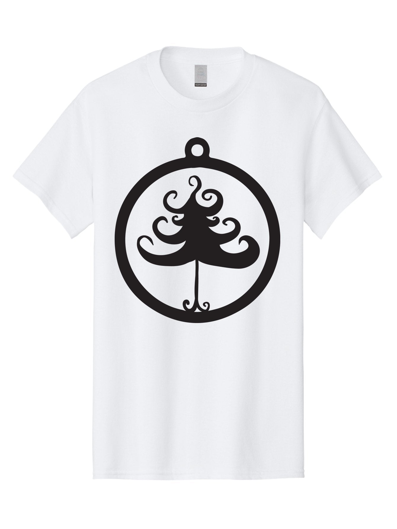 Tree-Of-Life-Logo Men'S Graphic Tee, 100% Cotton, Comfortable Casual Summer Wear, Machine Washable, Evenstar Symbol, Lord Of The Rings, Fantasy Emblem, Elegant Design, Ornate Tree, Mystical Icon, Symbolic Representation, Stylized Artwork, Aad269 3