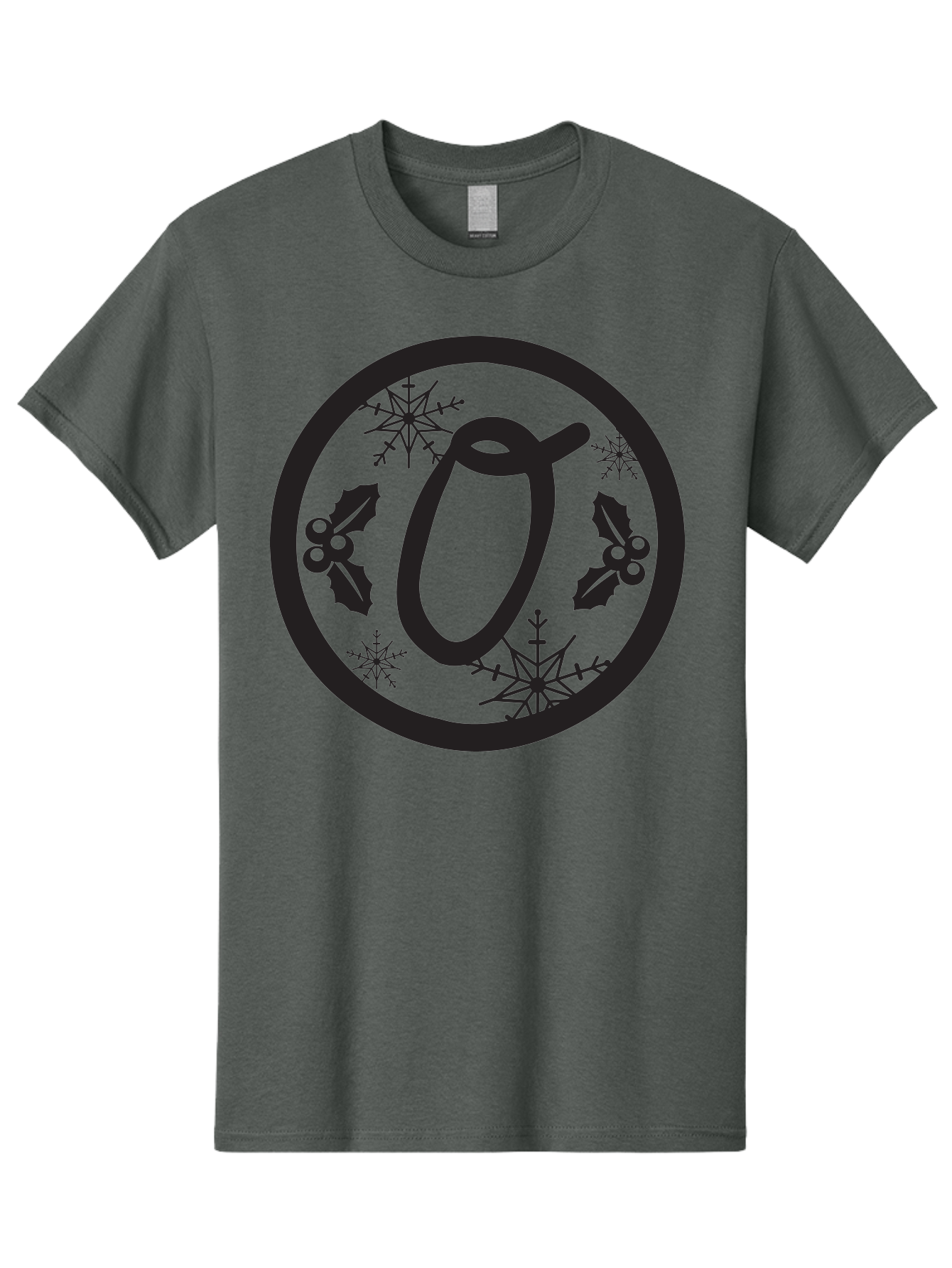 U-Ornament Men'S Graphic Tee, 100% Cotton, Comfortable Casual Summer Wear, Machine Washable, Christmas Ornaments, Festive Decorations, Holiday Symbols, Snowflakes, Holly Leaves, Winter Wonderland, Seasonal Decor Aad277 5