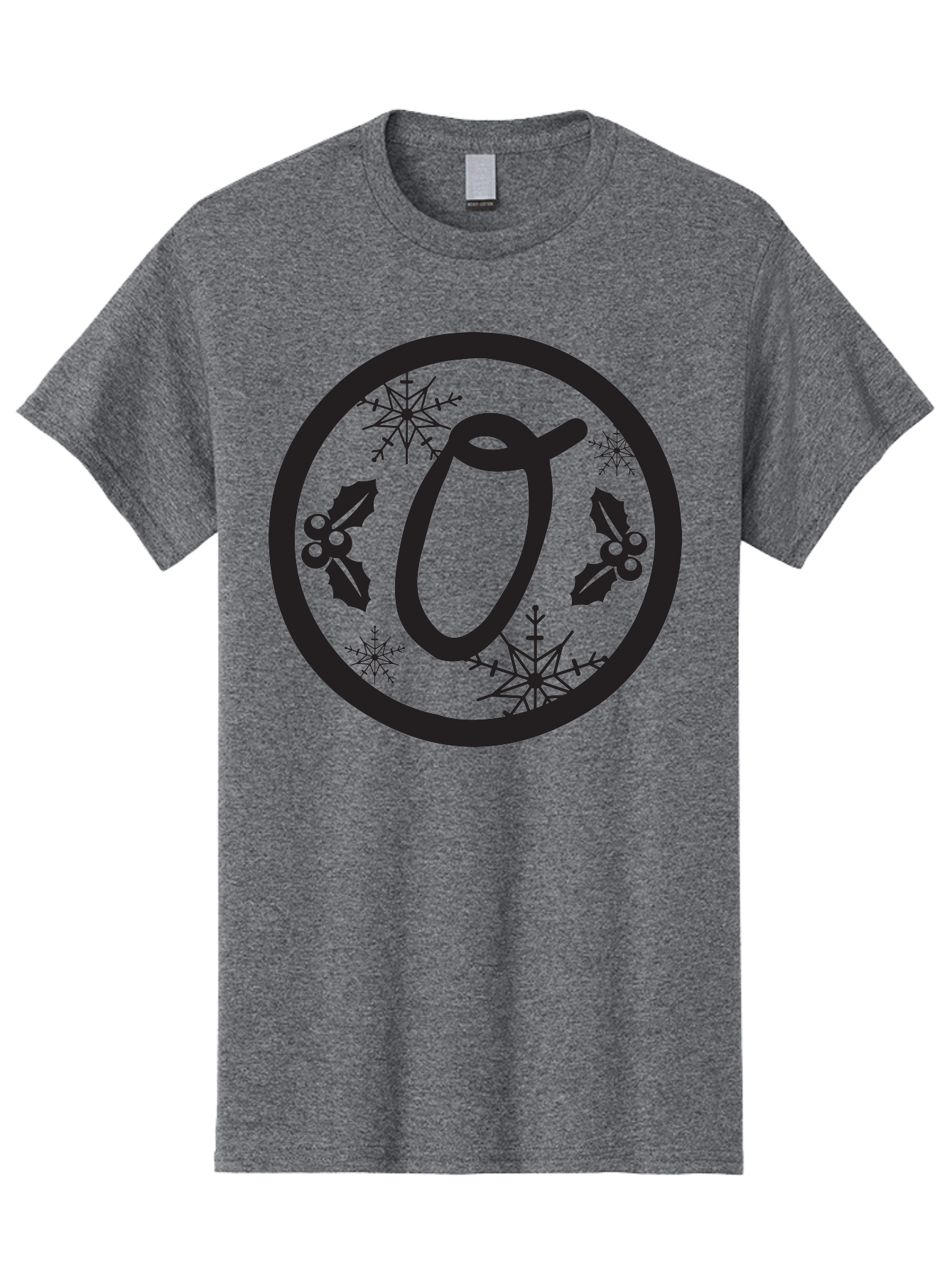U-Ornament Men'S Graphic Tee, 100% Cotton, Comfortable Casual Summer Wear, Machine Washable, Christmas Ornaments, Festive Decorations, Holiday Symbols, Snowflakes, Holly Leaves, Winter Wonderland, Seasonal Decor Aad277 11