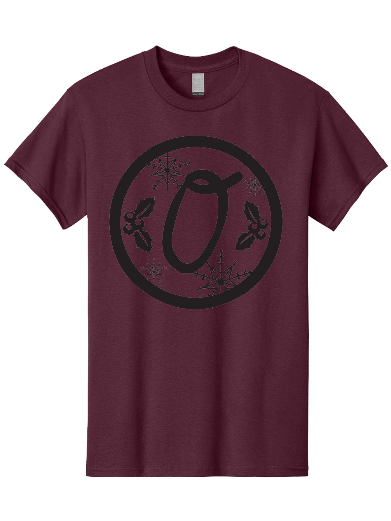 U-Ornament Men'S Graphic Tee, 100% Cotton, Comfortable Casual Summer Wear, Machine Washable, Christmas Ornaments, Festive Decorations, Holiday Symbols, Snowflakes, Holly Leaves, Winter Wonderland, Seasonal Decor Aad277 7
