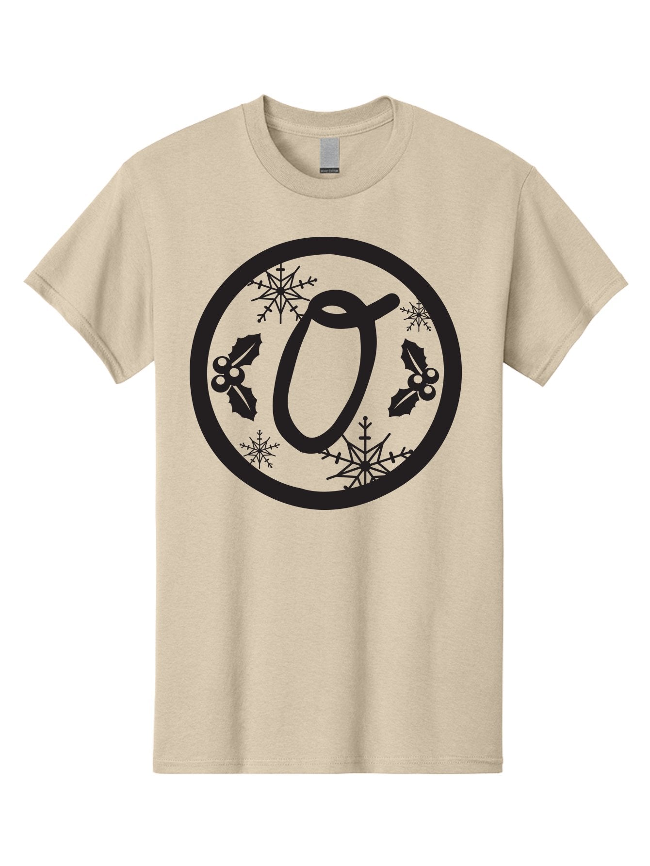 U-Ornament Men'S Graphic Tee, 100% Cotton, Comfortable Casual Summer Wear, Machine Washable, Christmas Ornaments, Festive Decorations, Holiday Symbols, Snowflakes, Holly Leaves, Winter Wonderland, Seasonal Decor Aad277 3