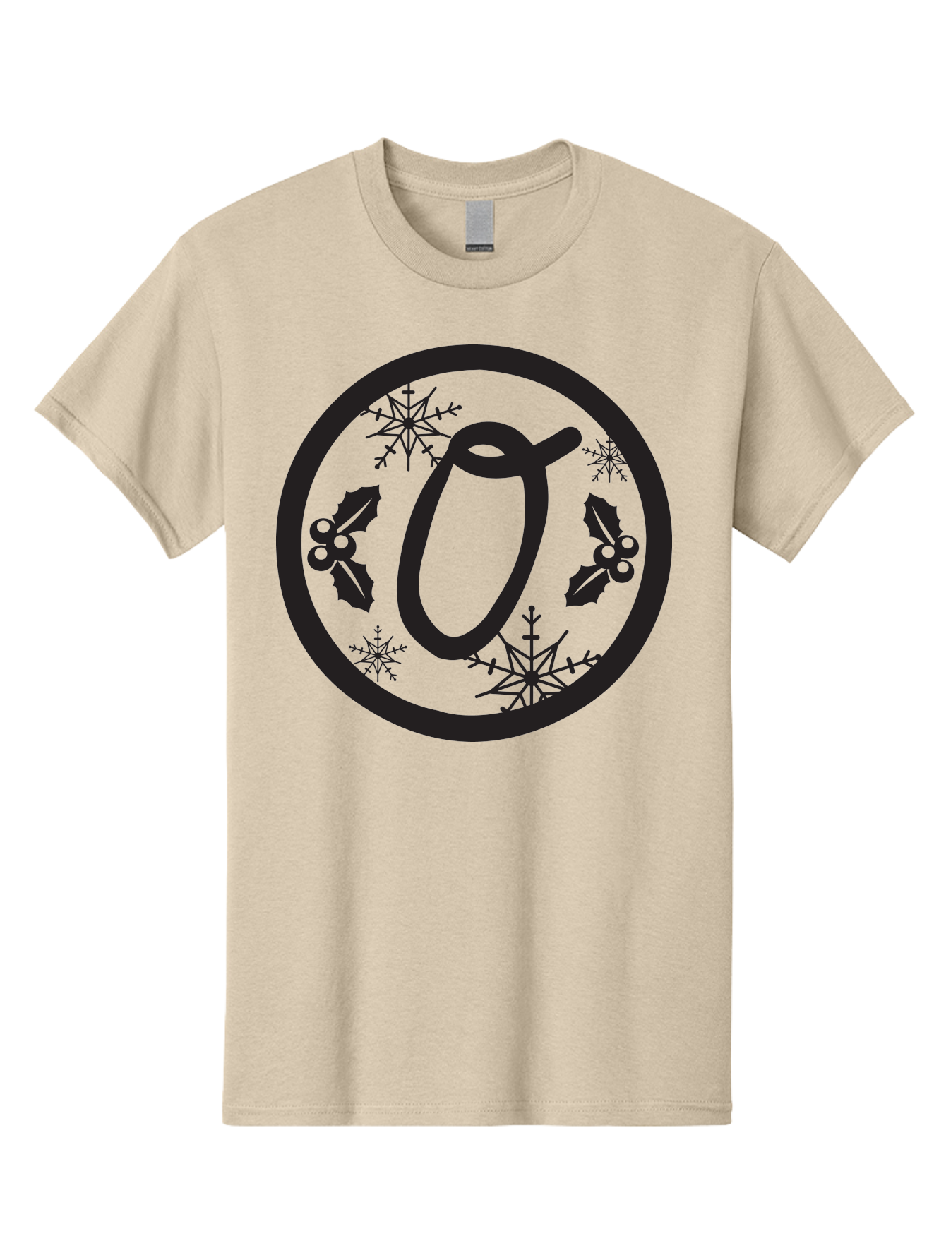 U-Ornament Men'S Graphic Tee, 100% Cotton, Comfortable Casual Summer Wear, Machine Washable, Christmas Ornaments, Festive Decorations, Holiday Symbols, Snowflakes, Holly Leaves, Winter Wonderland, Seasonal Decor Aad277 17