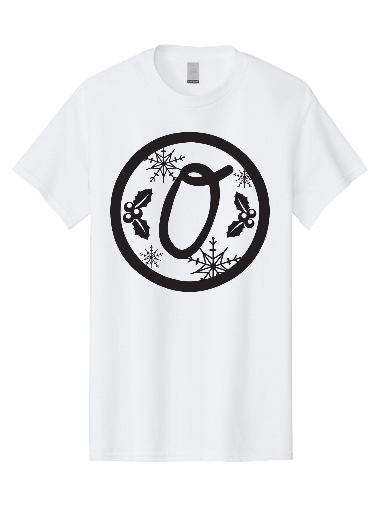 U-Ornament Men'S Graphic Tee, 100% Cotton, Comfortable Casual Summer Wear, Machine Washable, Christmas Ornaments, Festive Decorations, Holiday Symbols, Snowflakes, Holly Leaves, Winter Wonderland, Seasonal Decor Aad277 13