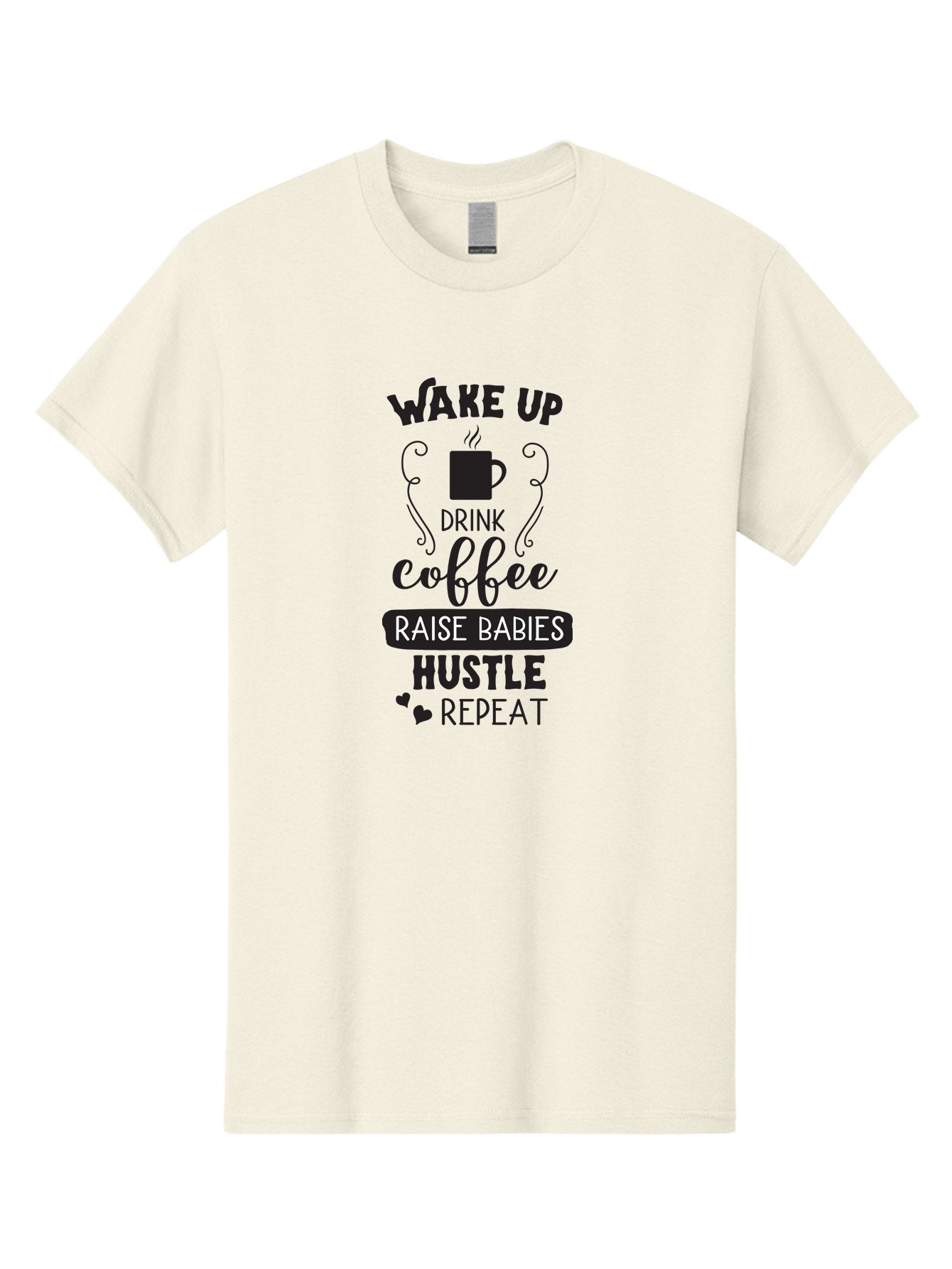 Wake-Up-Drink-Coffee Men'S Graphic Tee, 100% Cotton, Comfortable Casual Summer Wear, Machine Washable, Coffee Quote, Morning Motivation, Parenting Humor, Daily Grind, Coffee Lover, Hustle Culture, Mom Life, Funny Quote, Inspirational Quote Aad285 6