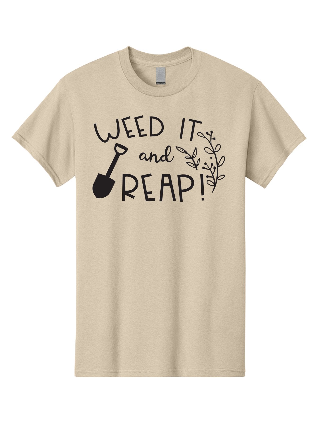 Weed-It-And-Reap Men'S Graphic Tee, 100% Cotton, Comfortable Casual Summer Wear, Machine Washable, Gardening Humor, Weed It And Reap, Funny Gardening Quote, Garden Inspiration, Shovel Illustration, Plant Design, Gardening Puns, Yard Work, Aad294 14