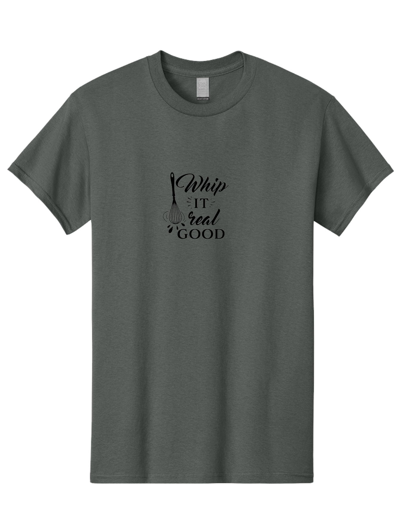 Whip-It-Real-Good Men'S Graphic Tee, 100% Cotton, Comfortable Casual Summer Wear, Machine Washable, Whisk Illustration, Cooking Inspiration, Baking Motivation, Kitchen Decor, Foodie Quote, Culinary Art, Recipe Graphics Aad311 27