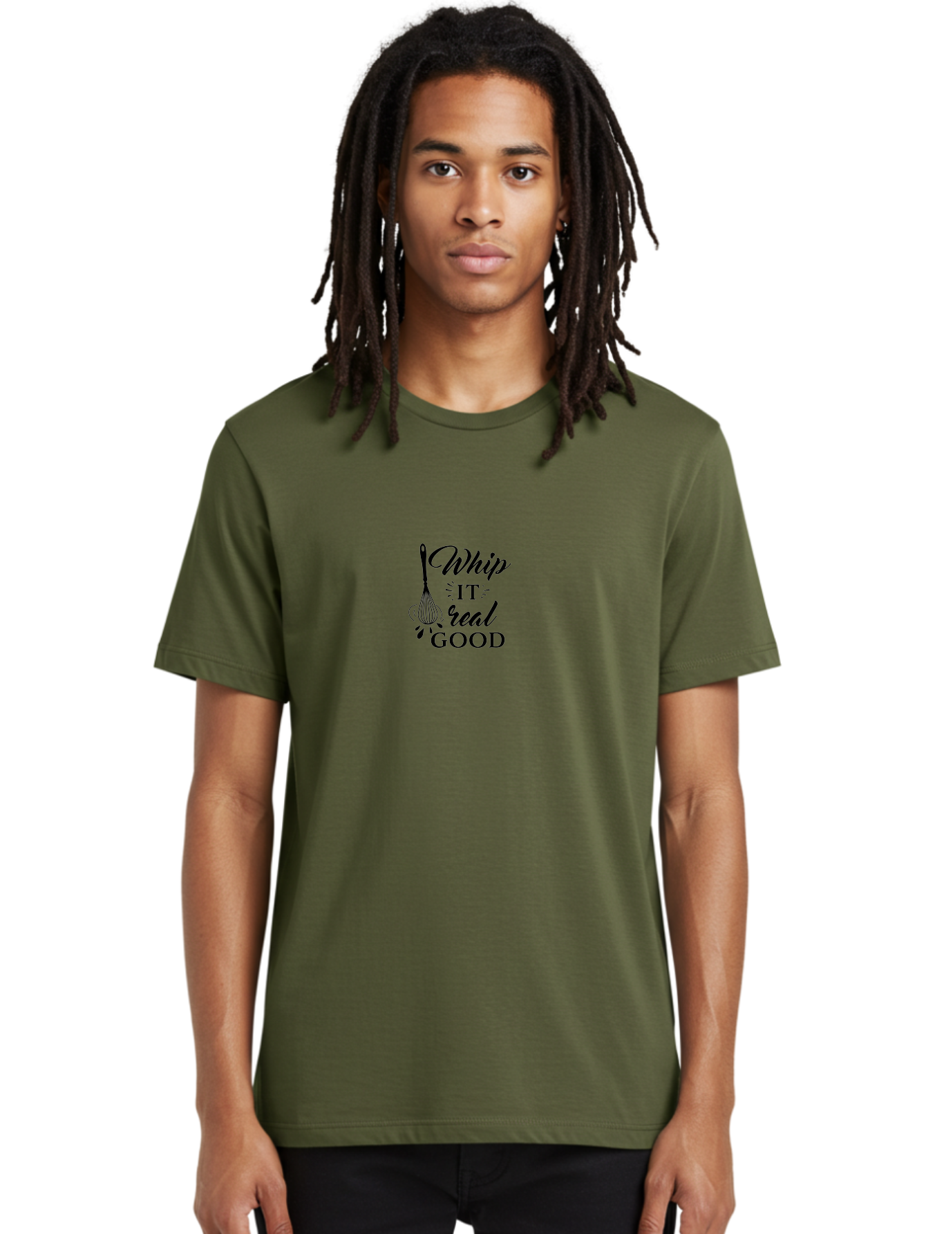 Whip-It-Real-Good Men'S Graphic Tee, 100% Cotton, Comfortable Casual Summer Wear, Machine Washable, Whisk Illustration, Cooking Inspiration, Baking Motivation, Kitchen Decor, Foodie Quote, Culinary Art, Recipe Graphics Aad311