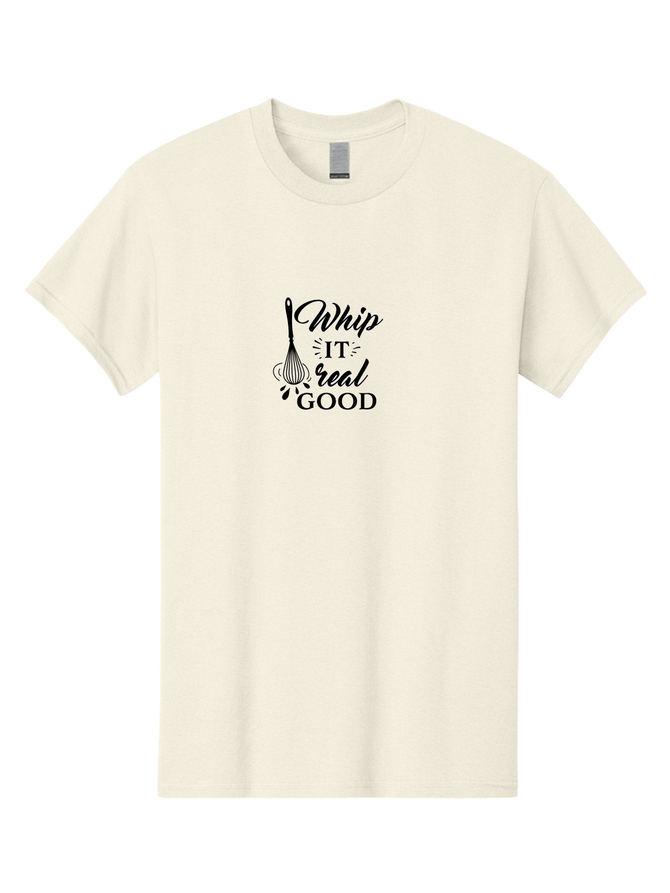 Whip-It-Real-Good Men'S Graphic Tee, 100% Cotton, Comfortable Casual Summer Wear, Machine Washable, Whisk Illustration, Cooking Inspiration, Baking Motivation, Kitchen Decor, Foodie Quote, Culinary Art, Recipe Graphics Aad311 7