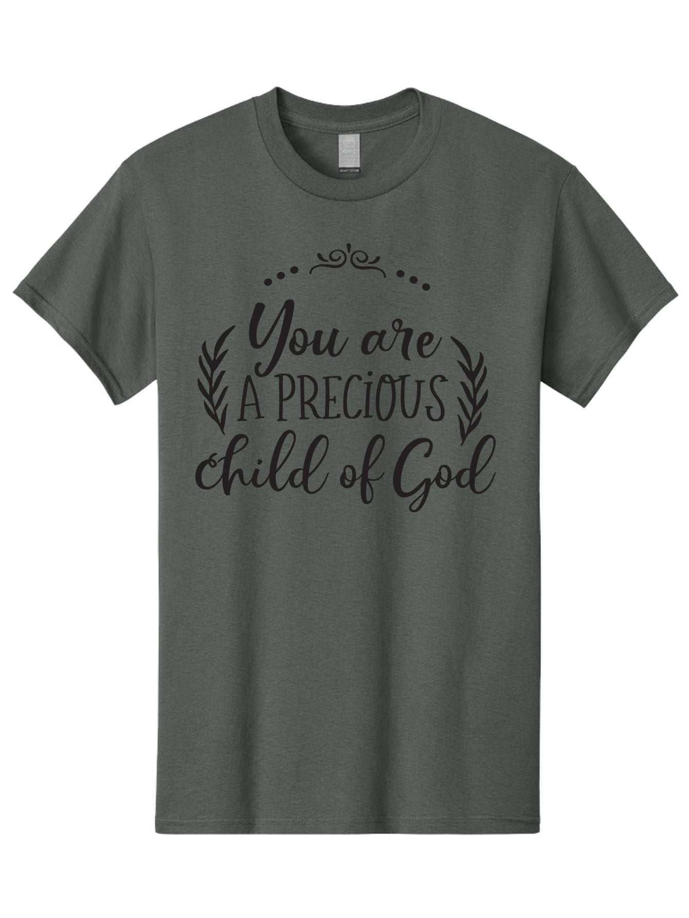 You-Are-A-Precious-Child-Of-God Men'S Graphic Tee, 100% Cotton, Comfortable Casual Summer Wear, Machine Washable, Inspirational Quote, Motivational Quote, Uplifting Message, Positive Affirmation, Child Of God, Precious Child, Aad329 13