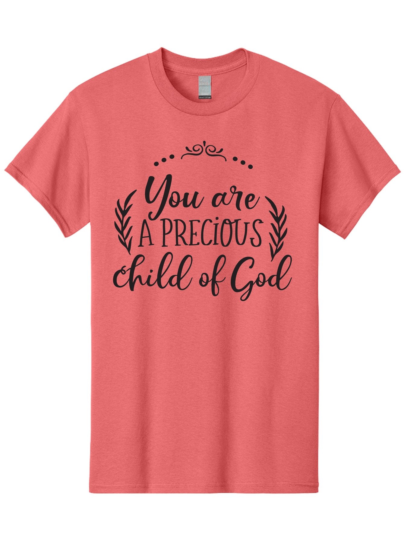 You-Are-A-Precious-Child-Of-God Men'S Graphic Tee, 100% Cotton, Comfortable Casual Summer Wear, Machine Washable, Inspirational Quote, Motivational Quote, Uplifting Message, Positive Affirmation, Child Of God, Precious Child, Aad329 15