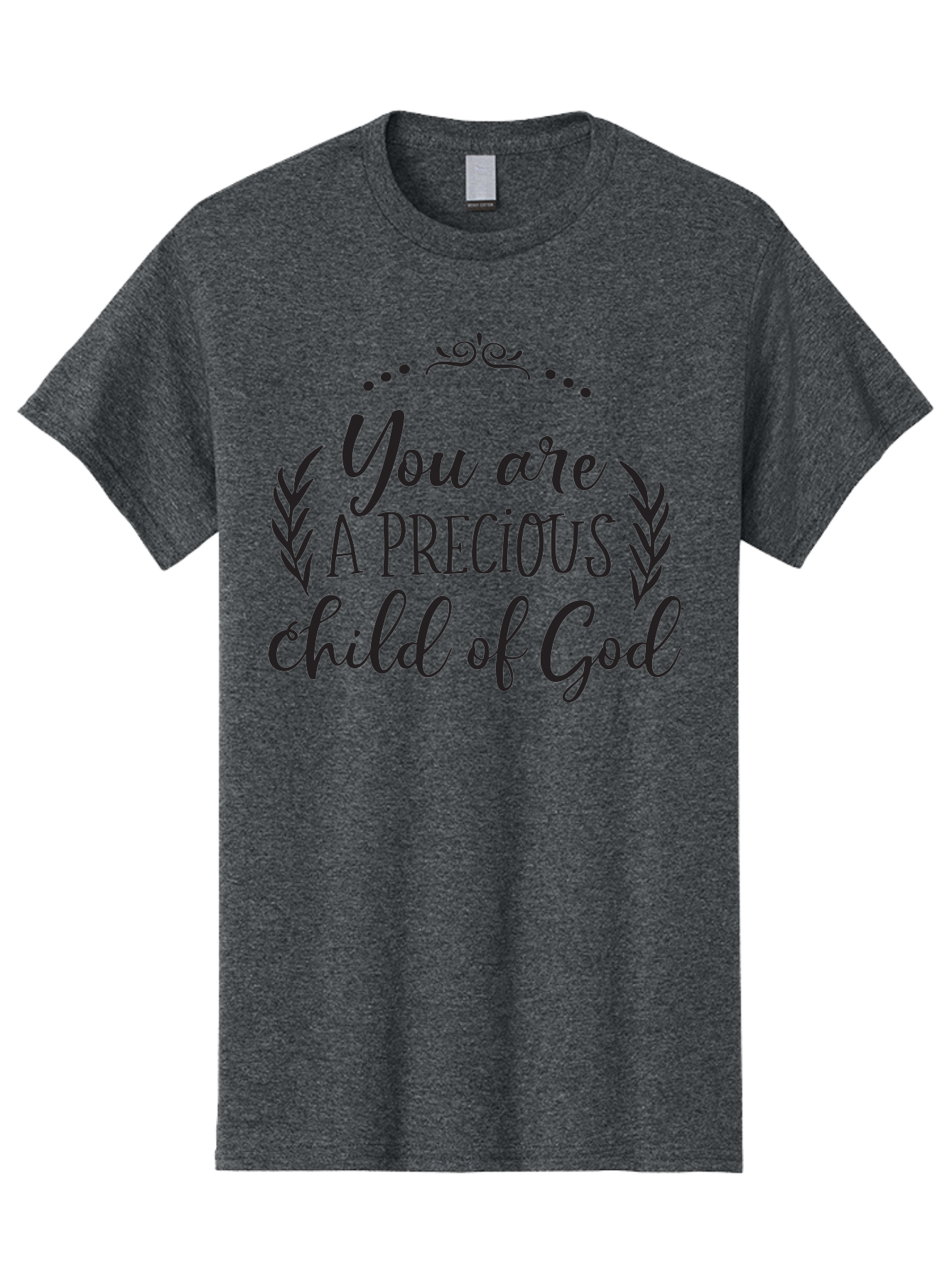 You-Are-A-Precious-Child-Of-God Men'S Graphic Tee, 100% Cotton, Comfortable Casual Summer Wear, Machine Washable, Inspirational Quote, Motivational Quote, Uplifting Message, Positive Affirmation, Child Of God, Precious Child, Aad329 7