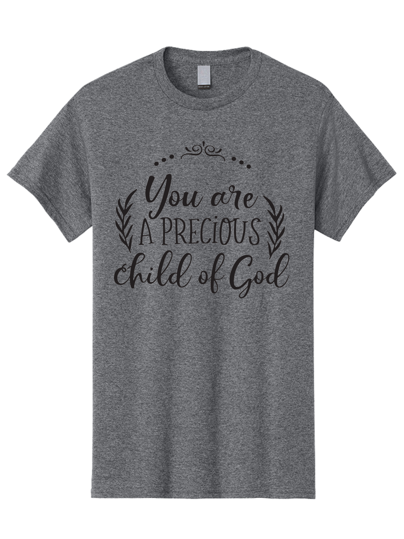 You-Are-A-Precious-Child-Of-God Men'S Graphic Tee, 100% Cotton, Comfortable Casual Summer Wear, Machine Washable, Inspirational Quote, Motivational Quote, Uplifting Message, Positive Affirmation, Child Of God, Precious Child, Aad329 11