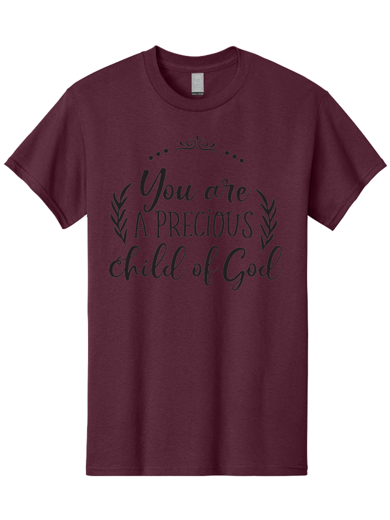 You-Are-A-Precious-Child-Of-God Men'S Graphic Tee, 100% Cotton, Comfortable Casual Summer Wear, Machine Washable, Inspirational Quote, Motivational Quote, Uplifting Message, Positive Affirmation, Child Of God, Precious Child, Aad329 9