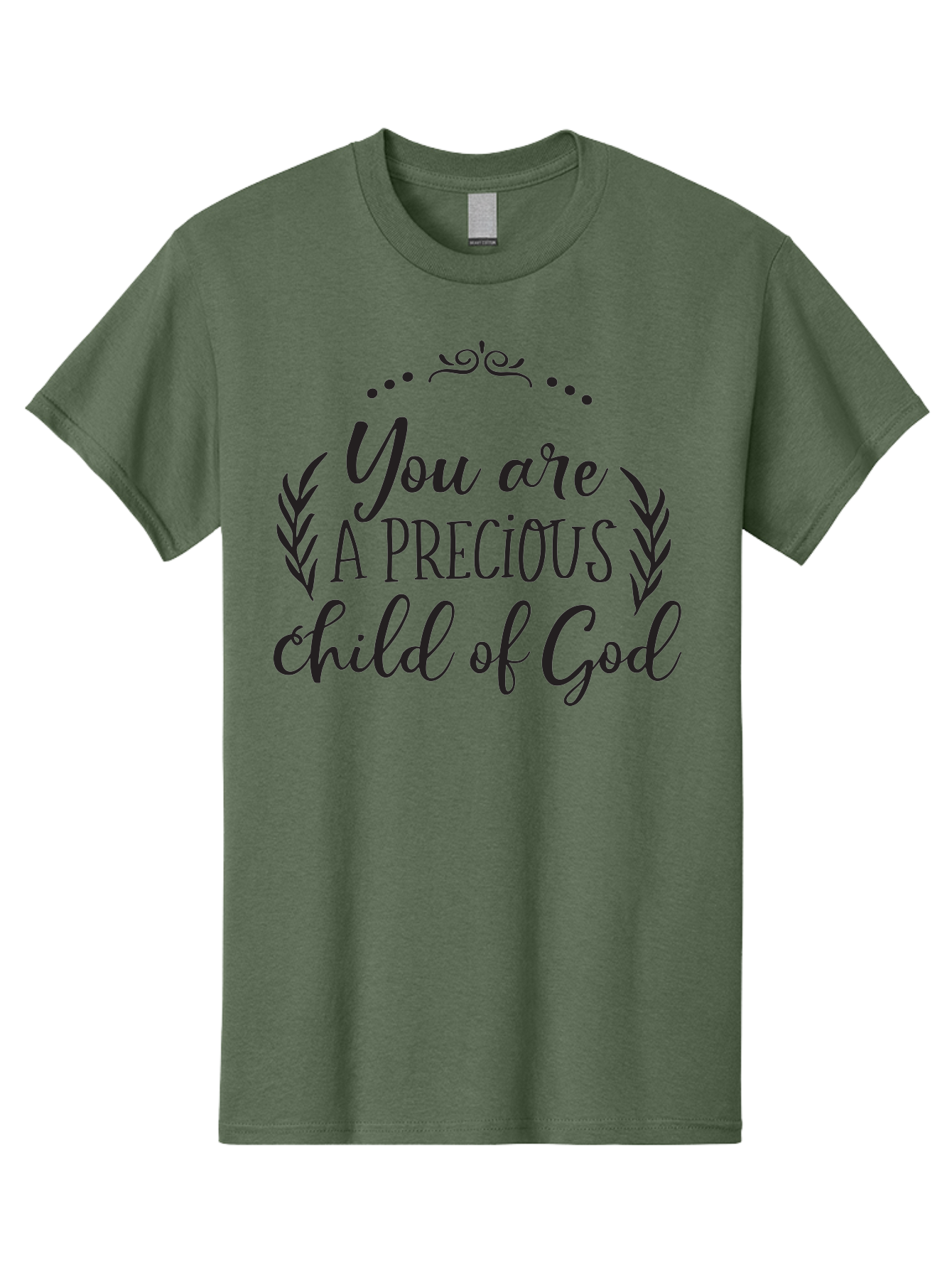 You-Are-A-Precious-Child-Of-God Men'S Graphic Tee, 100% Cotton, Comfortable Casual Summer Wear, Machine Washable, Inspirational Quote, Motivational Quote, Uplifting Message, Positive Affirmation, Child Of God, Precious Child, Aad329 13