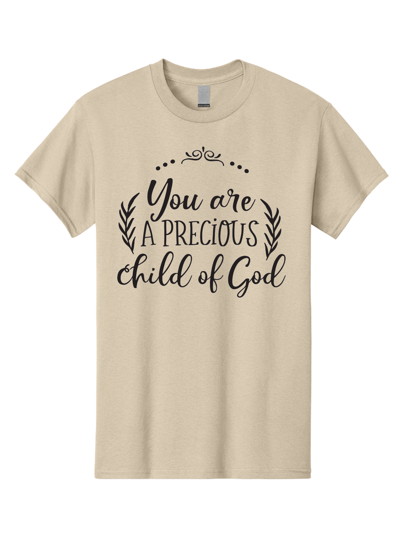 You-Are-A-Precious-Child-Of-God Men'S Graphic Tee, 100% Cotton, Comfortable Casual Summer Wear, Machine Washable, Inspirational Quote, Motivational Quote, Uplifting Message, Positive Affirmation, Child Of God, Precious Child, Aad329 21