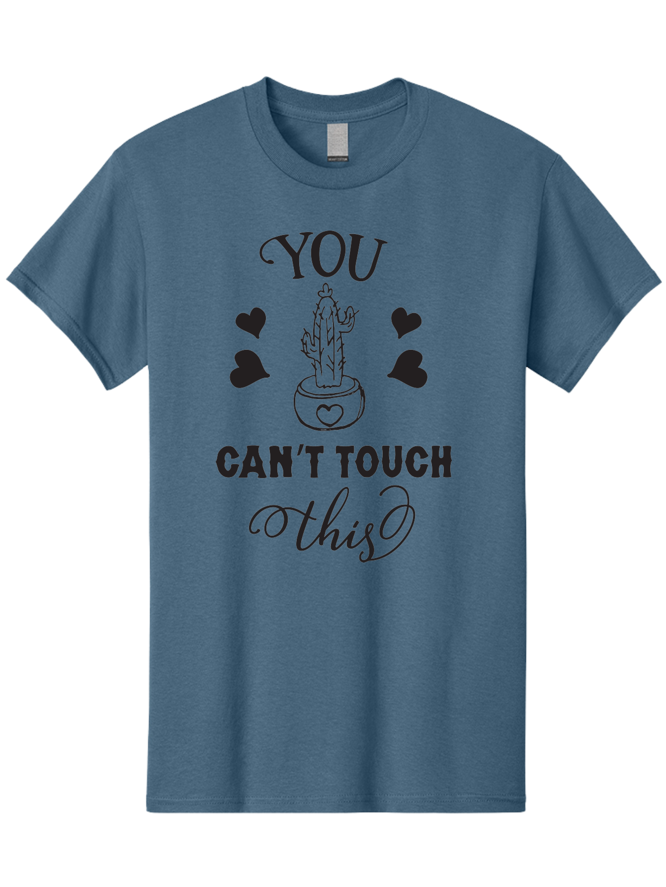 You-Can-T-Touch-This Men'S Graphic Tee, 100% Cotton, Comfortable Casual Summer Wear, Machine Washable, Cactus Pun, Funny Cactus, Prickly Humor, Playful Design, Humorous Quote, Witty Saying, Cactus Love, Heartwarming Humor Aad340 17