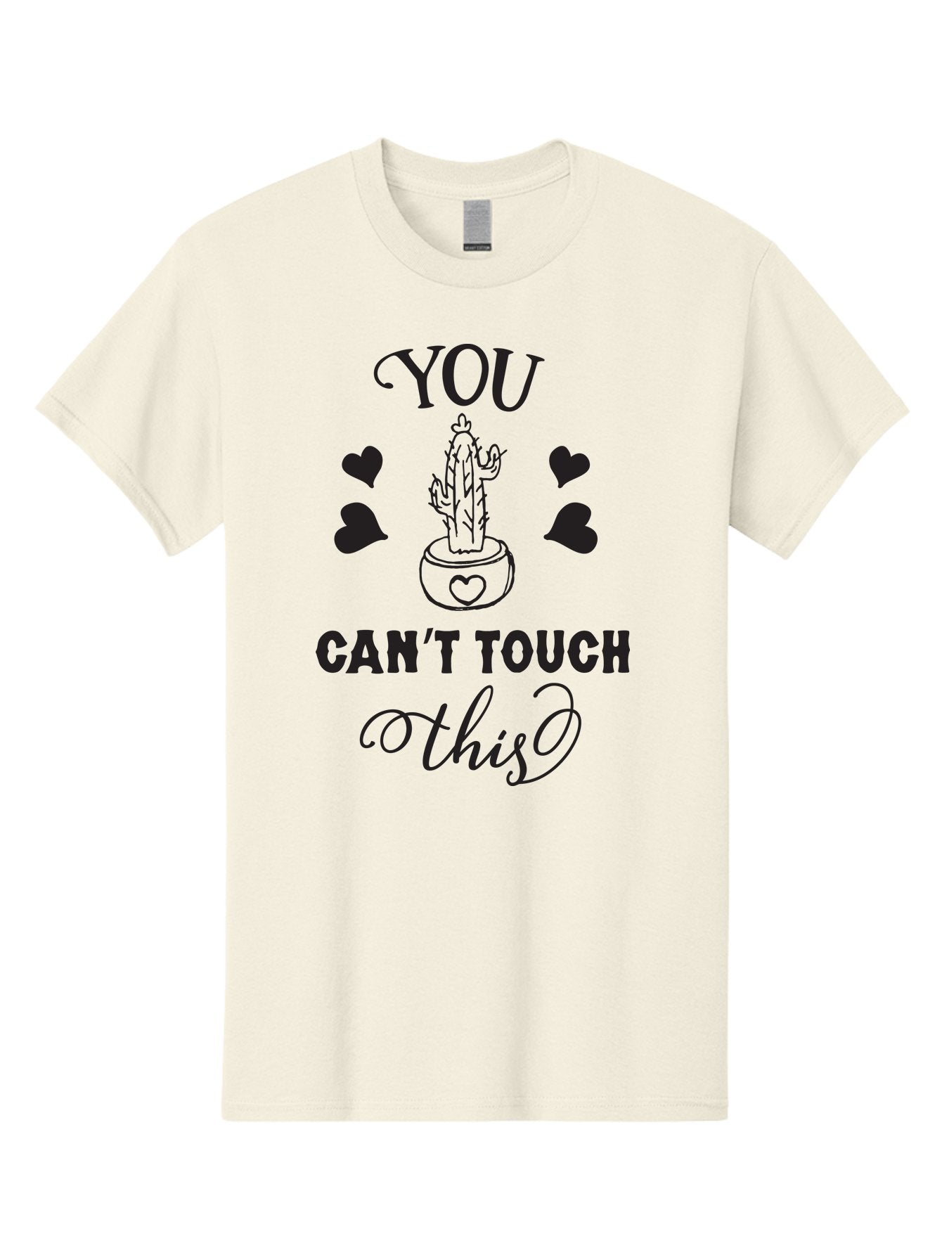 You-Can-T-Touch-This Men'S Graphic Tee, 100% Cotton, Comfortable Casual Summer Wear, Machine Washable, Cactus Pun, Funny Cactus, Prickly Humor, Playful Design, Humorous Quote, Witty Saying, Cactus Love, Heartwarming Humor Aad340 10
