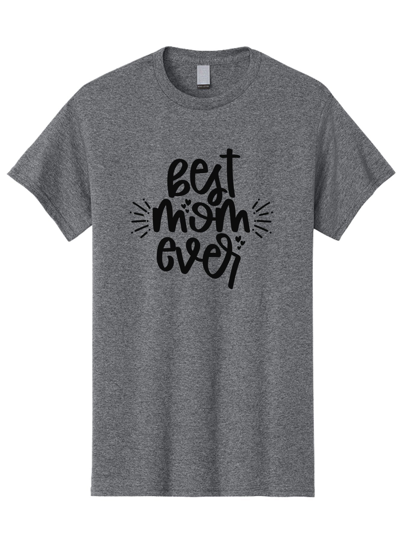 Best-Mom-Ever Men'S Graphic Tee, 100% Cotton, Comfortable Casual Summer Wear, Machine Washable, Handwritten Font, Best Mom Ever, Mother'S Day Gift, Heartwarming Message, Love, Gratitude, Celebration, Appreciation, Mothers Day, Mom'S Love Aad364 5
