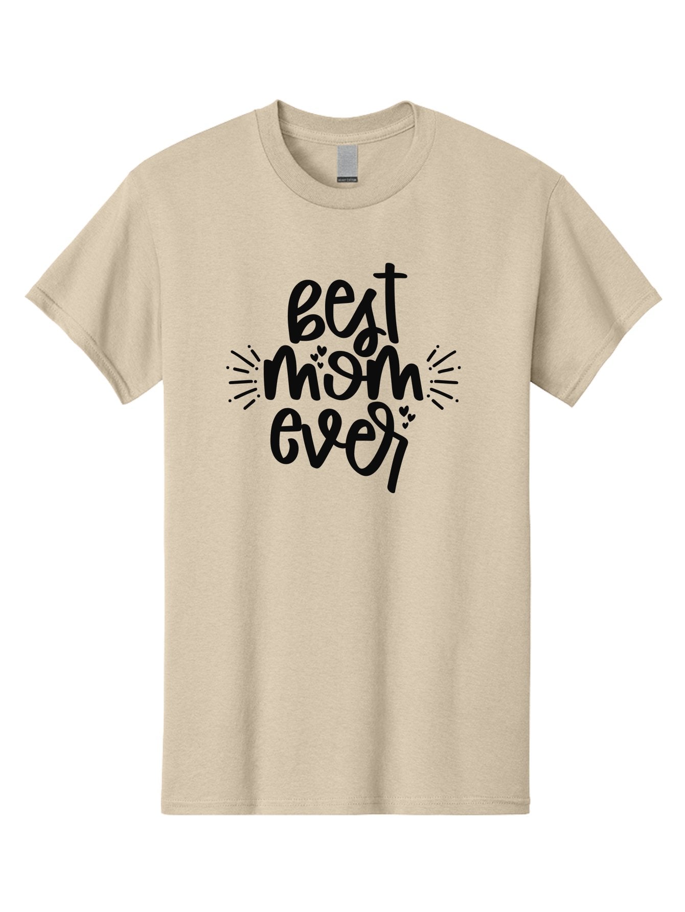 Best-Mom-Ever Men'S Graphic Tee, 100% Cotton, Comfortable Casual Summer Wear, Machine Washable, Handwritten Font, Best Mom Ever, Mother'S Day Gift, Heartwarming Message, Love, Gratitude, Celebration, Appreciation, Mothers Day, Mom'S Love Aad364 4