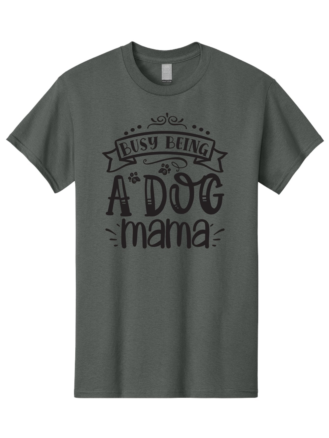 Busy-Being-Dog-Mama Men'S Graphic Tee, 100% Cotton, Comfortable Casual Summer Wear, Machine Washable, Dog Mama, Dog Mom, Dog Lover, Dog Owner, Pet Parent, Furry Family, Dog Parenting, Dog Love, Pet Love Aad367 14