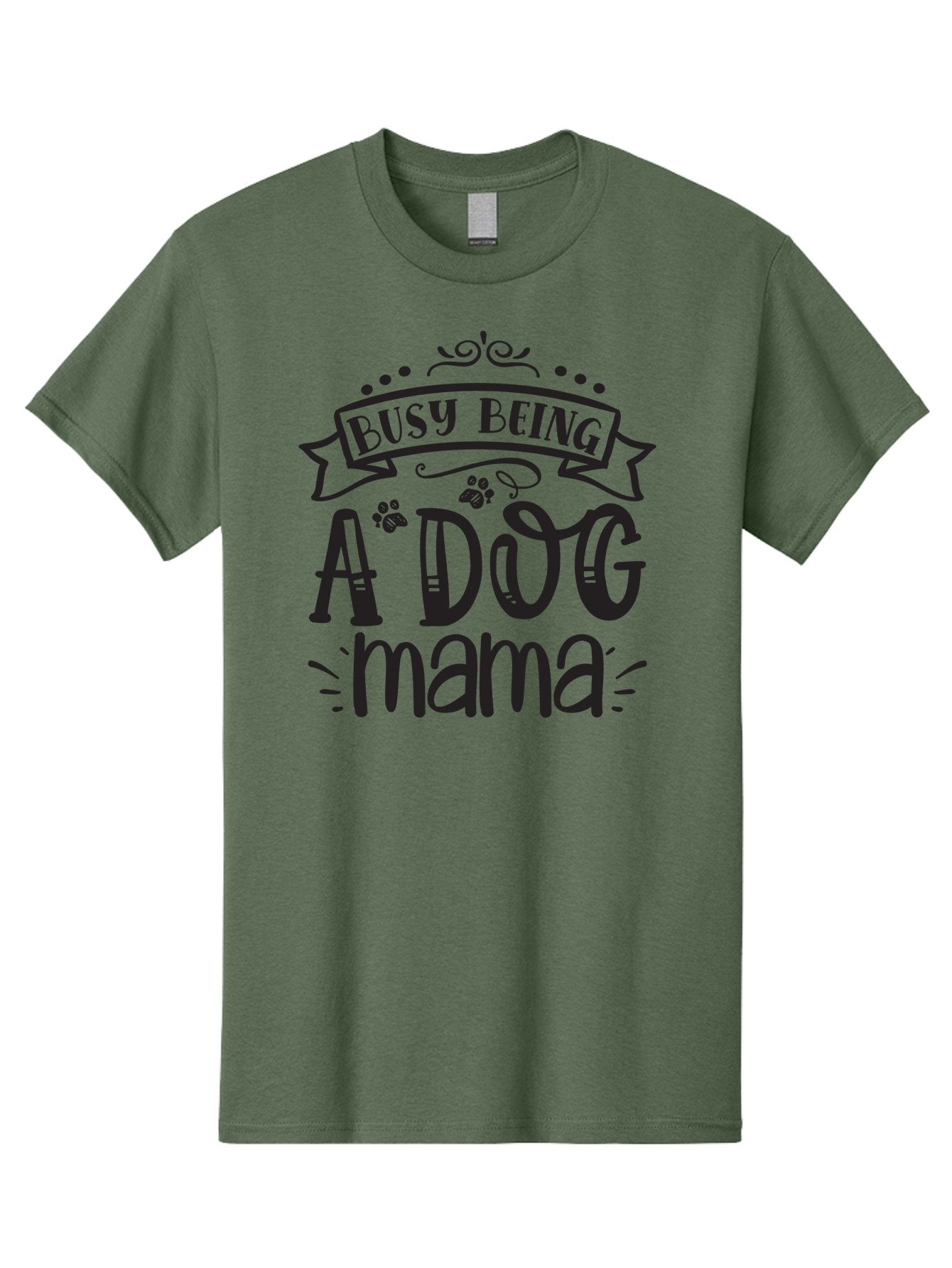 Busy-Being-Dog-Mama Men'S Graphic Tee, 100% Cotton, Comfortable Casual Summer Wear, Machine Washable, Dog Mama, Dog Mom, Dog Lover, Dog Owner, Pet Parent, Furry Family, Dog Parenting, Dog Love, Pet Love Aad367 7