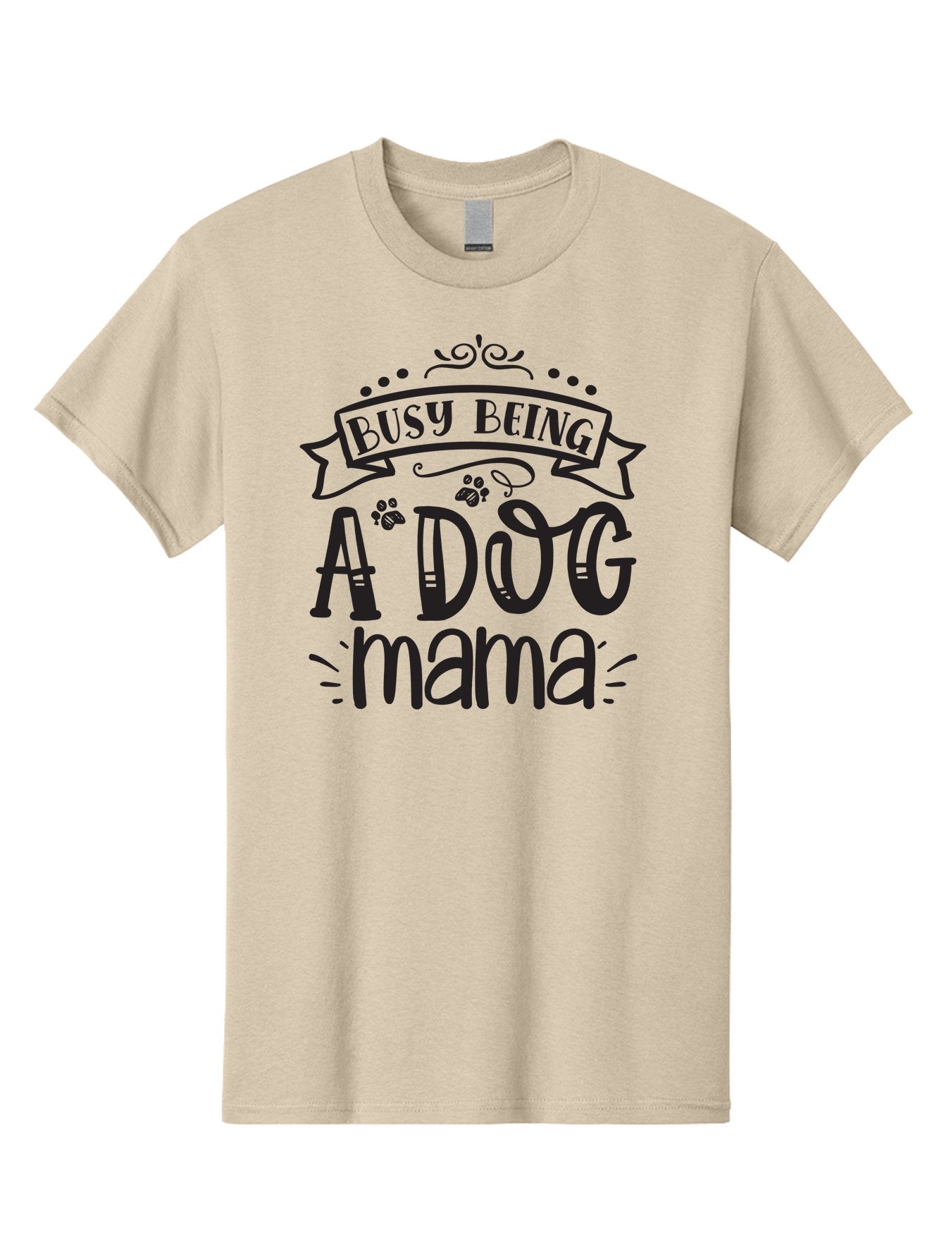 Busy-Being-Dog-Mama Men'S Graphic Tee, 100% Cotton, Comfortable Casual Summer Wear, Machine Washable, Dog Mama, Dog Mom, Dog Lover, Dog Owner, Pet Parent, Furry Family, Dog Parenting, Dog Love, Pet Love Aad367 8