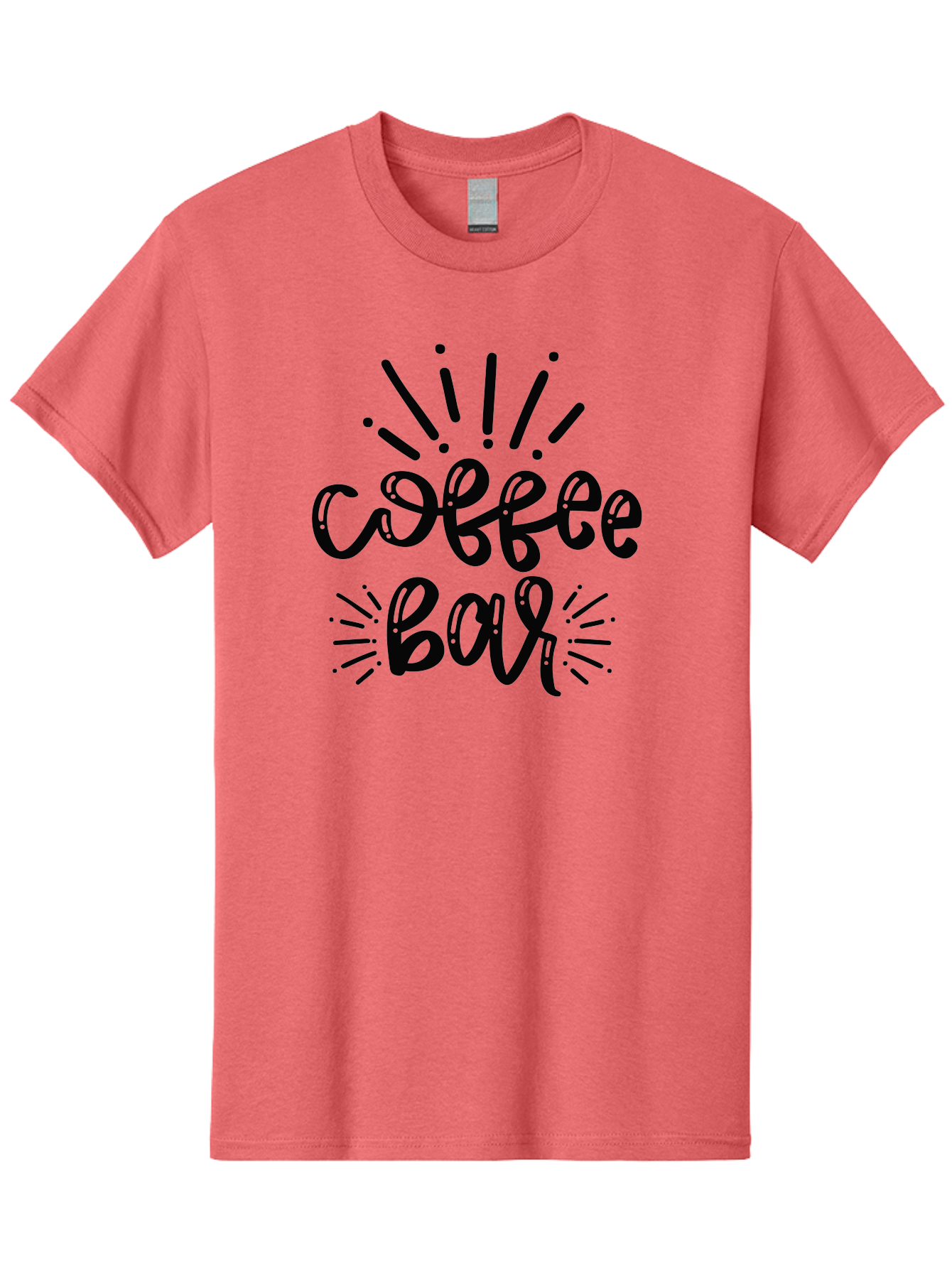 Coffee-Bar Men'S Graphic Tee, 100% Cotton, Comfortable Casual Summer Wear, Machine Washable, Coffee Shop, Coffee Culture, Cafe Ambiance, Relaxed Atmosphere, Coffee Lovers, Coffee Bar Sign, Modern Typography, Coffee Theme, Hand-Drawn Design, Aad372 29