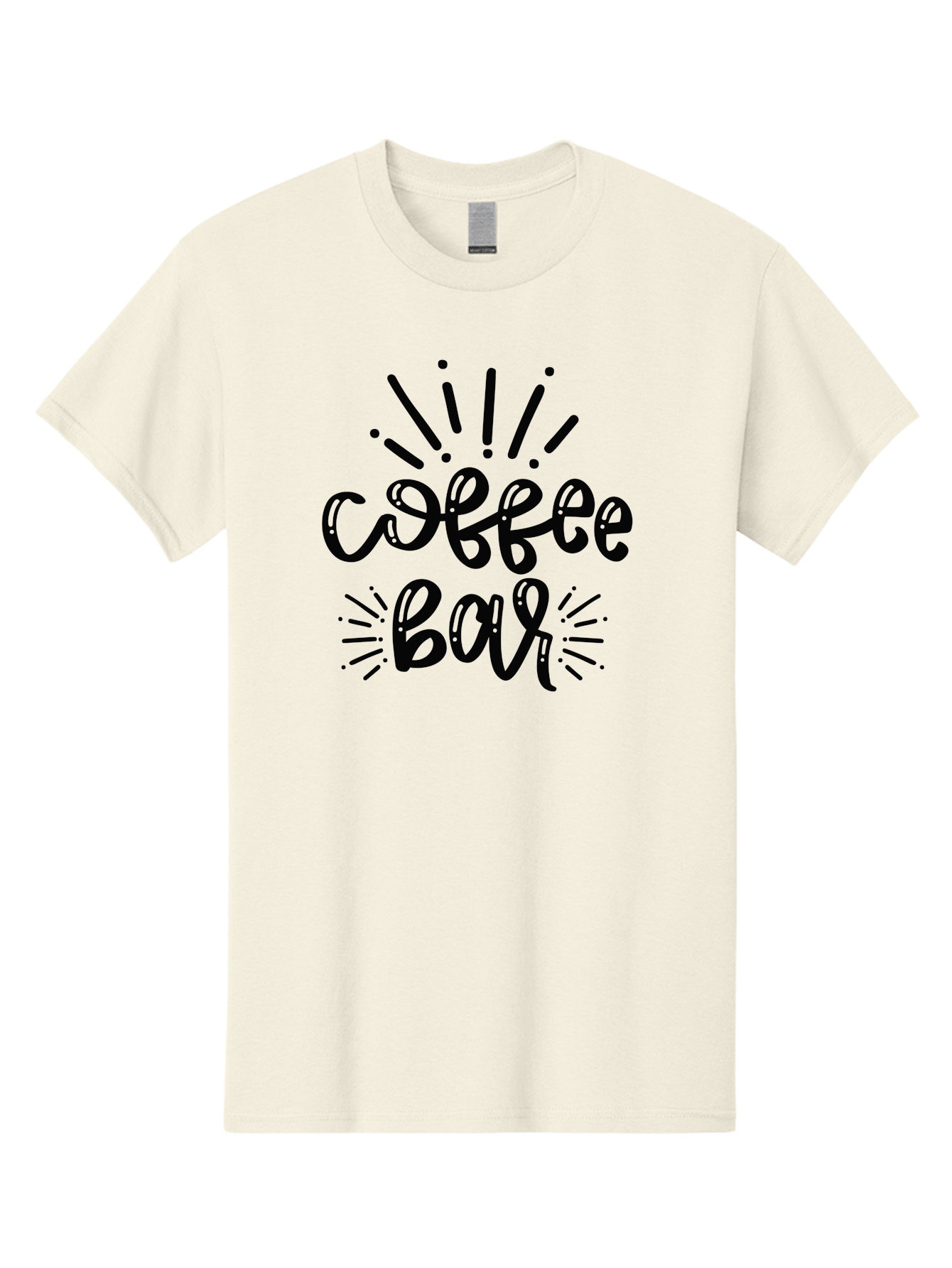 Coffee-Bar Men'S Graphic Tee, 100% Cotton, Comfortable Casual Summer Wear, Machine Washable, Coffee Shop, Coffee Culture, Cafe Ambiance, Relaxed Atmosphere, Coffee Lovers, Coffee Bar Sign, Modern Typography, Coffee Theme, Hand-Drawn Design, Aad372 17