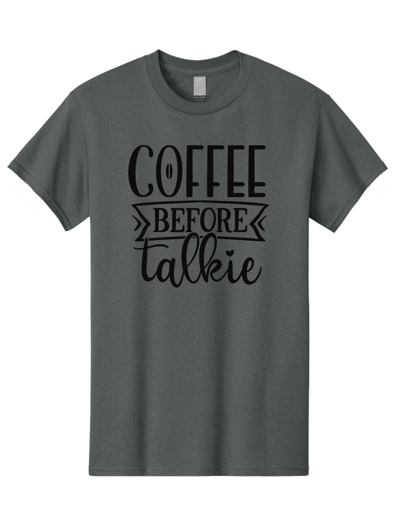 Coffee-Before-Talkie Men'S Graphic Tee, 100% Cotton, Comfortable Casual Summer Wear, Machine Washable, Coffee Lover, Morning Motivation, Funny Quote, Coffee Quote, Caffeine Fix, Humorous Design, Talkie, Coffee Before Talkie, Coffee Humor Aad373 11