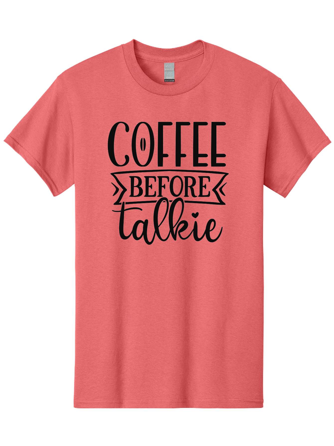 Coffee-Before-Talkie Men'S Graphic Tee, 100% Cotton, Comfortable Casual Summer Wear, Machine Washable, Coffee Lover, Morning Motivation, Funny Quote, Coffee Quote, Caffeine Fix, Humorous Design, Talkie, Coffee Before Talkie, Coffee Humor Aad373 25