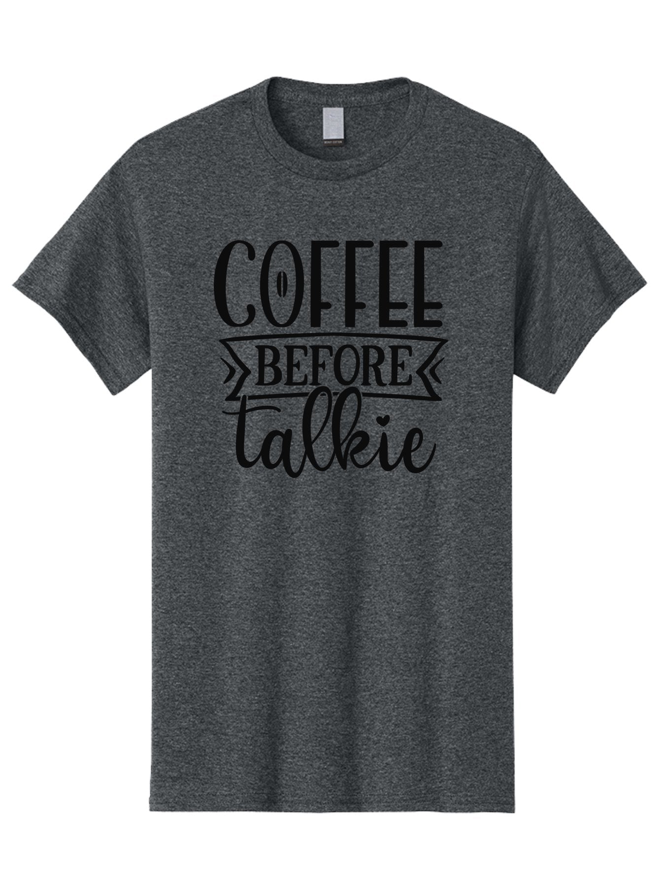 Coffee-Before-Talkie Men'S Graphic Tee, 100% Cotton, Comfortable Casual Summer Wear, Machine Washable, Coffee Lover, Morning Motivation, Funny Quote, Coffee Quote, Caffeine Fix, Humorous Design, Talkie, Coffee Before Talkie, Coffee Humor Aad373 12