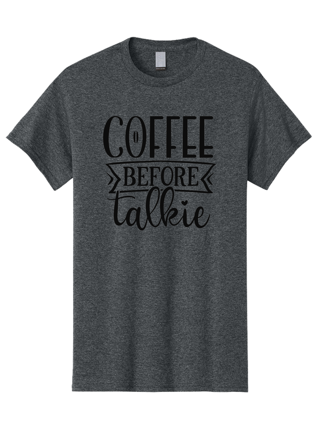 Coffee-Before-Talkie Men'S Graphic Tee, 100% Cotton, Comfortable Casual Summer Wear, Machine Washable, Coffee Lover, Morning Motivation, Funny Quote, Coffee Quote, Caffeine Fix, Humorous Design, Talkie, Coffee Before Talkie, Coffee Humor Aad373 5