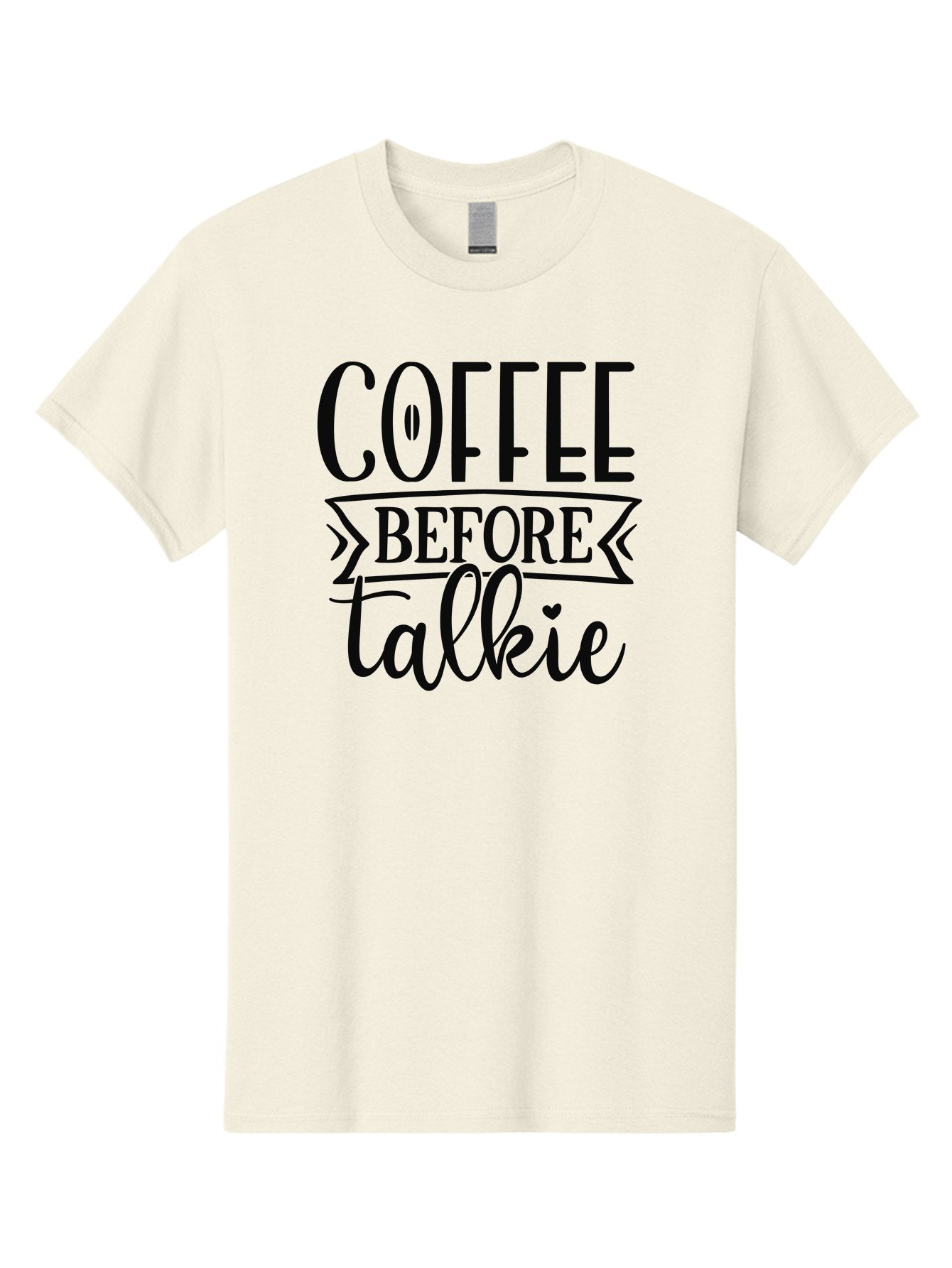 Coffee-Before-Talkie Men'S Graphic Tee, 100% Cotton, Comfortable Casual Summer Wear, Machine Washable, Coffee Lover, Morning Motivation, Funny Quote, Coffee Quote, Caffeine Fix, Humorous Design, Talkie, Coffee Before Talkie, Coffee Humor Aad373 14