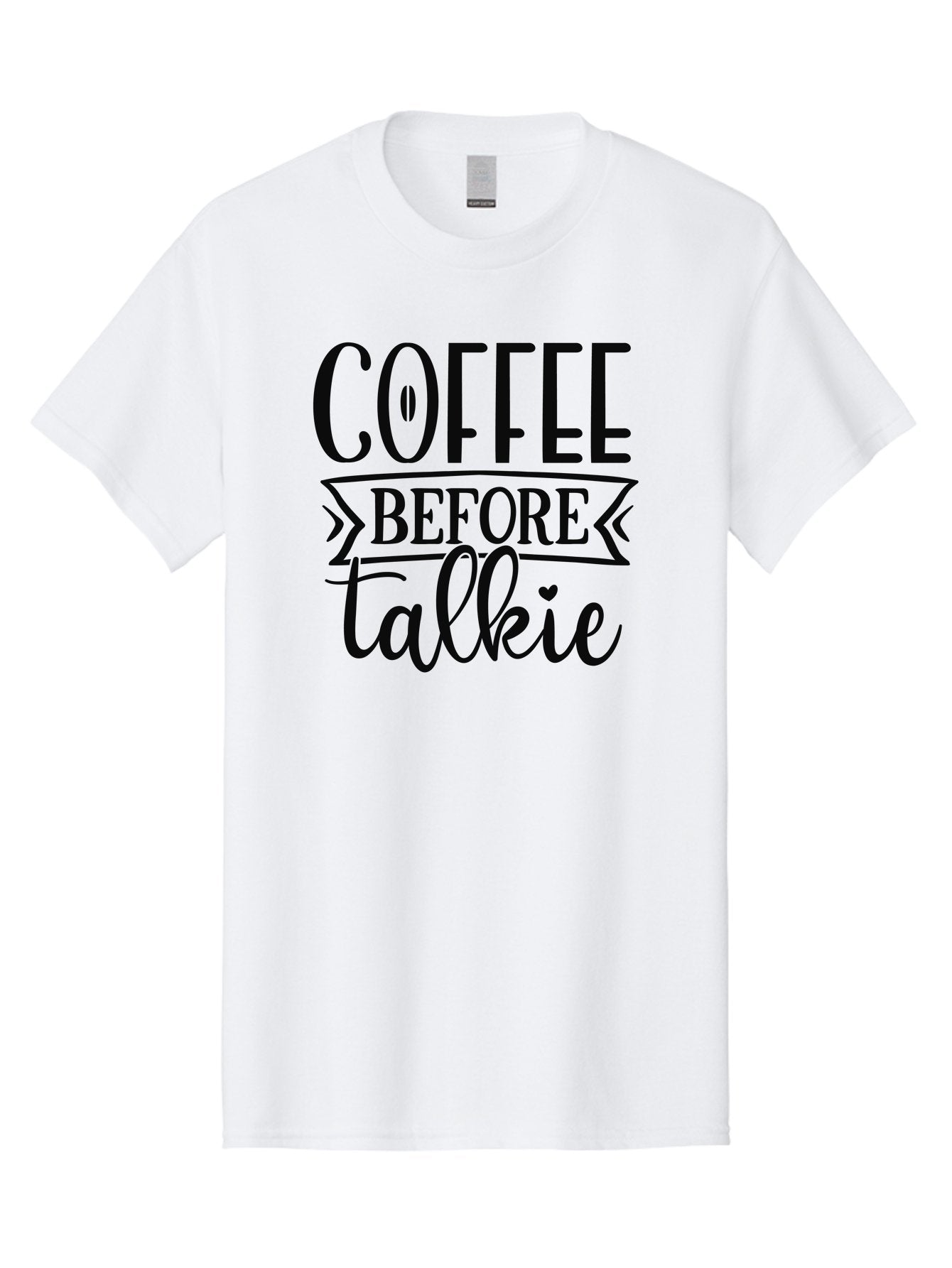 Coffee-Before-Talkie Men'S Graphic Tee, 100% Cotton, Comfortable Casual Summer Wear, Machine Washable, Coffee Lover, Morning Motivation, Funny Quote, Coffee Quote, Caffeine Fix, Humorous Design, Talkie, Coffee Before Talkie, Coffee Humor Aad373 6