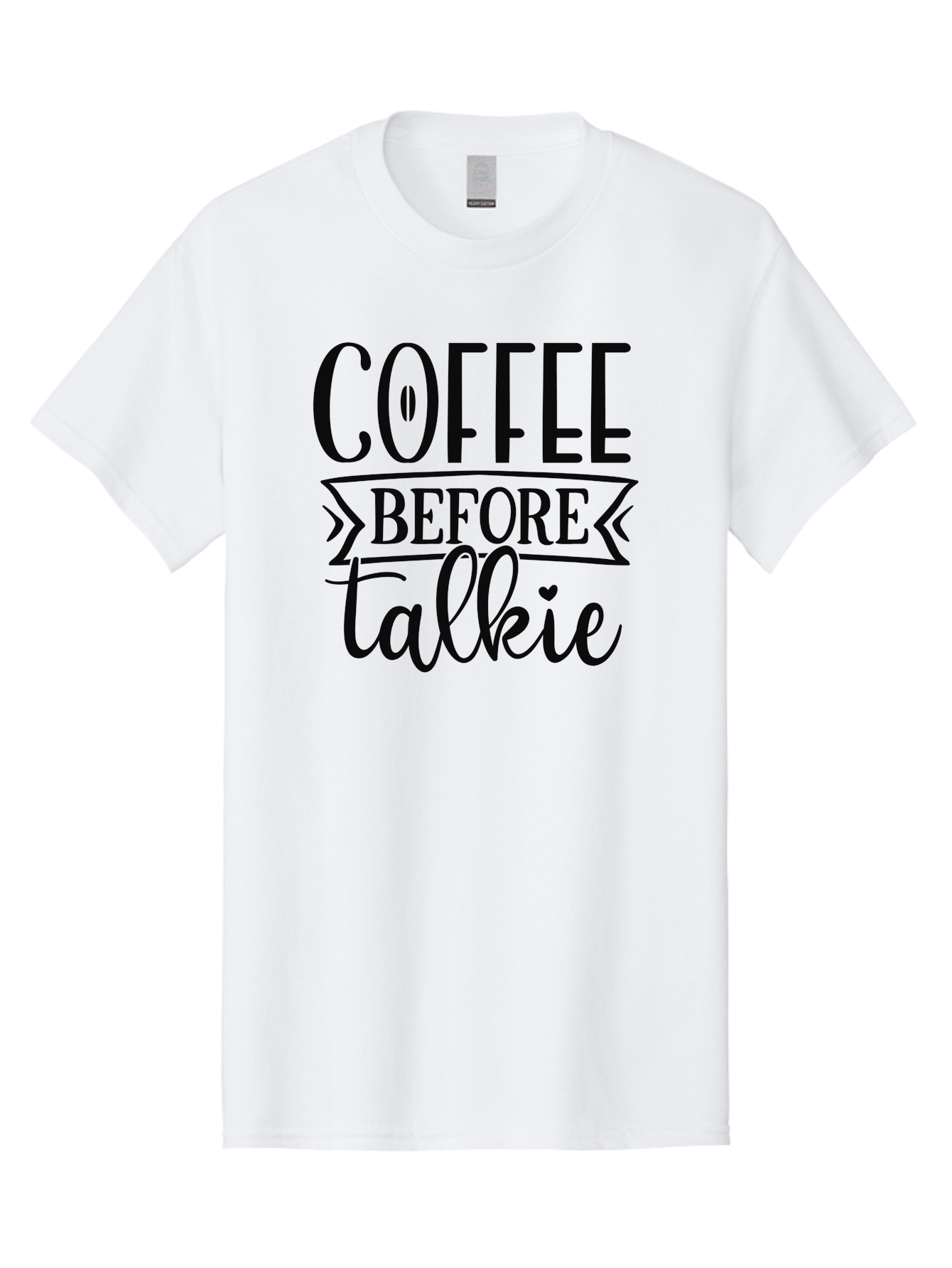Coffee-Before-Talkie Men'S Graphic Tee, 100% Cotton, Comfortable Casual Summer Wear, Machine Washable, Coffee Lover, Morning Motivation, Funny Quote, Coffee Quote, Caffeine Fix, Humorous Design, Talkie, Coffee Before Talkie, Coffee Humor Aad373 13