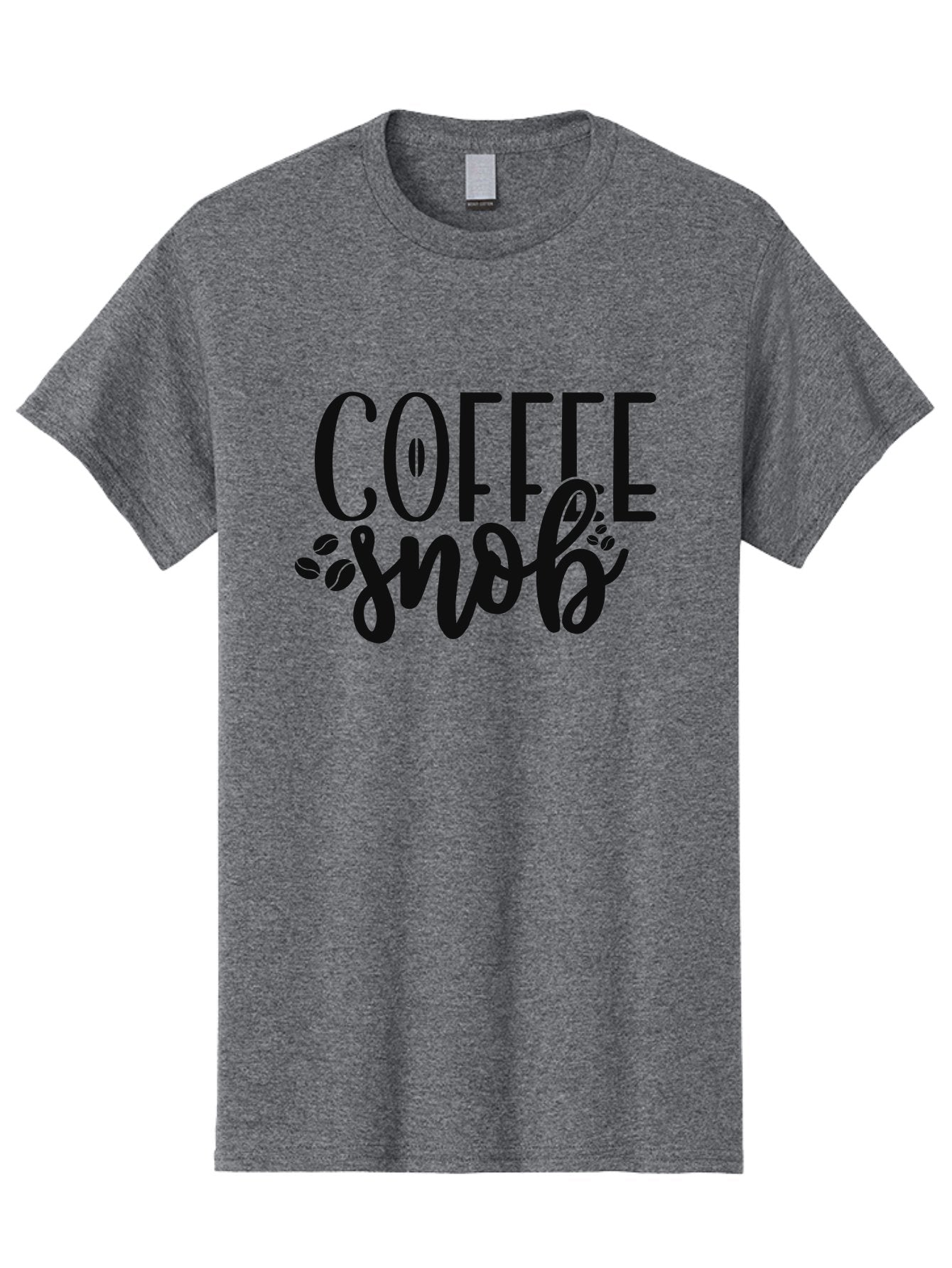 Coffee-Snob Men'S Graphic Tee, 100% Cotton, Comfortable Casual Summer Wear, Machine Washable, Coffee Snob, Coffee Lover, Coffee Culture, Coffee Beans, Specialty Coffee, Coffee Connoisseur, Coffee Humor Aad375 15