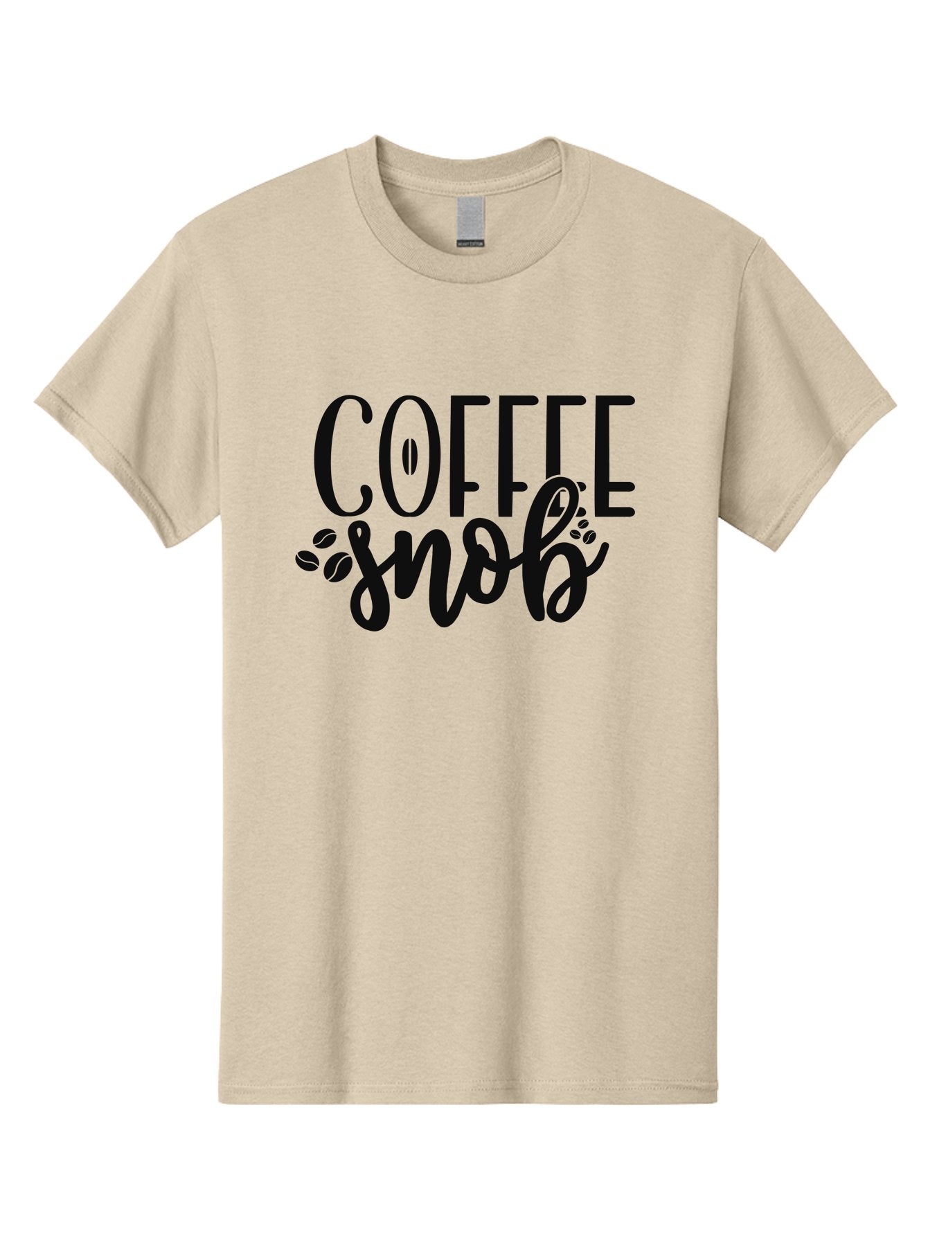 Coffee-Snob Men'S Graphic Tee, 100% Cotton, Comfortable Casual Summer Wear, Machine Washable, Coffee Snob, Coffee Lover, Coffee Culture, Coffee Beans, Specialty Coffee, Coffee Connoisseur, Coffee Humor Aad375 5