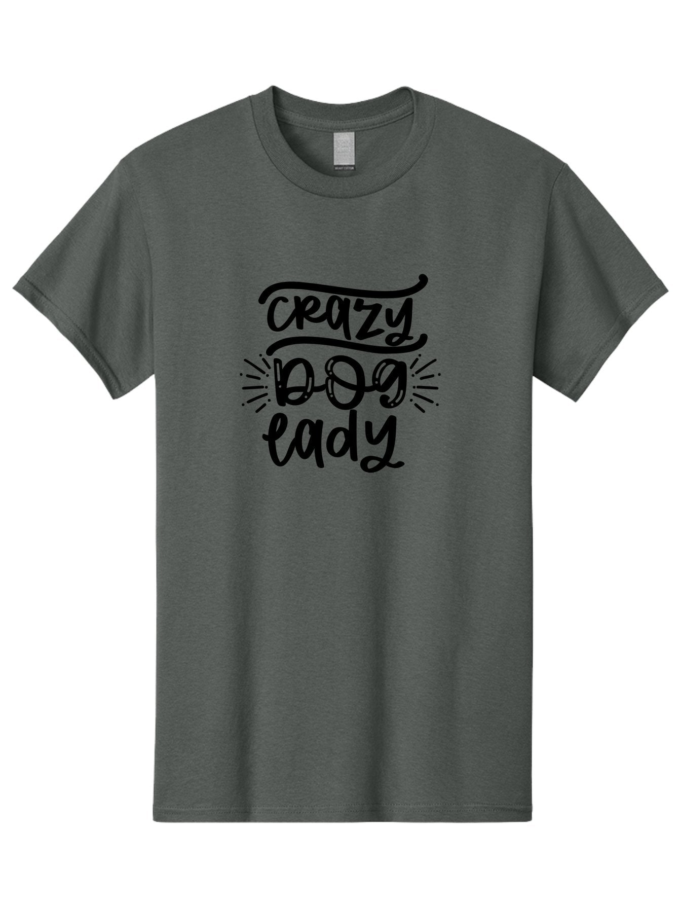 Crazy-Dog-Lady-1 Men'S Graphic Tee, 100% Cotton, Comfortable Casual Summer Wear, Machine Washable, Crazy Dog Lady, Dog Lover Quote, Funny Dog Saying, Dog Mom Phrase, Paw Print Design, Dog Enthusiast, Pet Lover Gift, Quirky Dog Quote Aad377 15