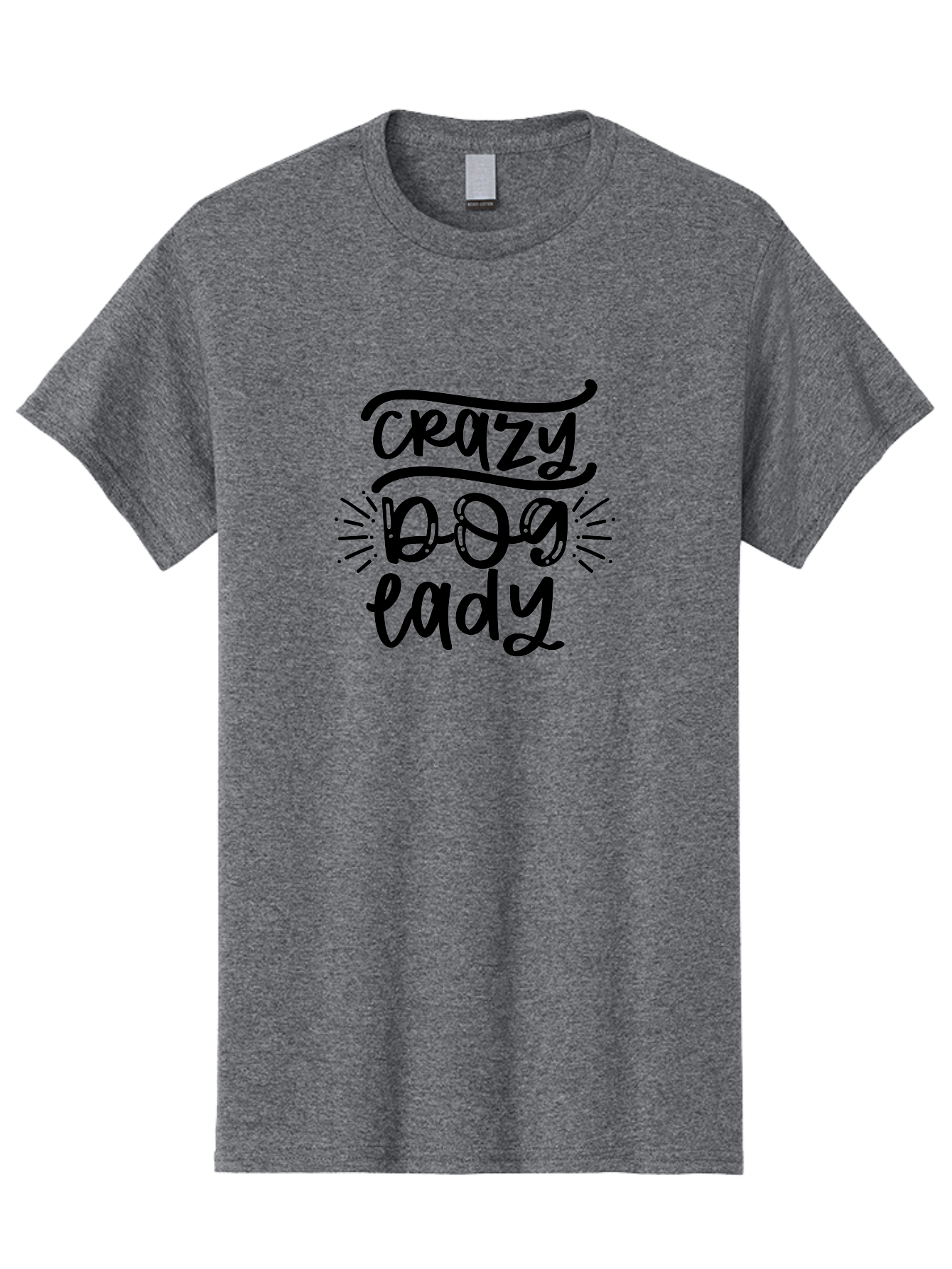 Crazy-Dog-Lady-1 Men'S Graphic Tee, 100% Cotton, Comfortable Casual Summer Wear, Machine Washable, Crazy Dog Lady, Dog Lover Quote, Funny Dog Saying, Dog Mom Phrase, Paw Print Design, Dog Enthusiast, Pet Lover Gift, Quirky Dog Quote Aad377 17