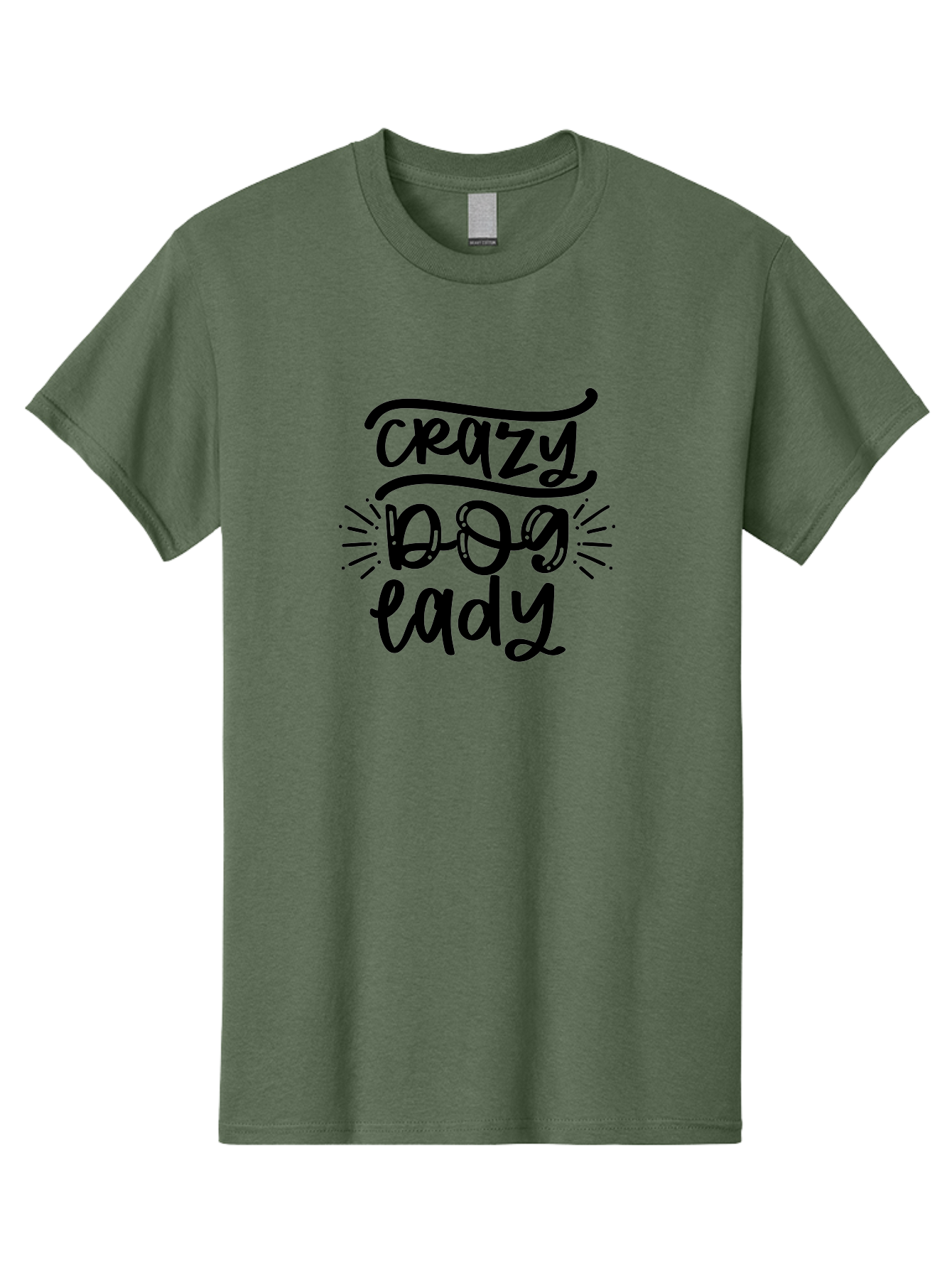 Crazy-Dog-Lady-1 Men'S Graphic Tee, 100% Cotton, Comfortable Casual Summer Wear, Machine Washable, Crazy Dog Lady, Dog Lover Quote, Funny Dog Saying, Dog Mom Phrase, Paw Print Design, Dog Enthusiast, Pet Lover Gift, Quirky Dog Quote Aad377 27