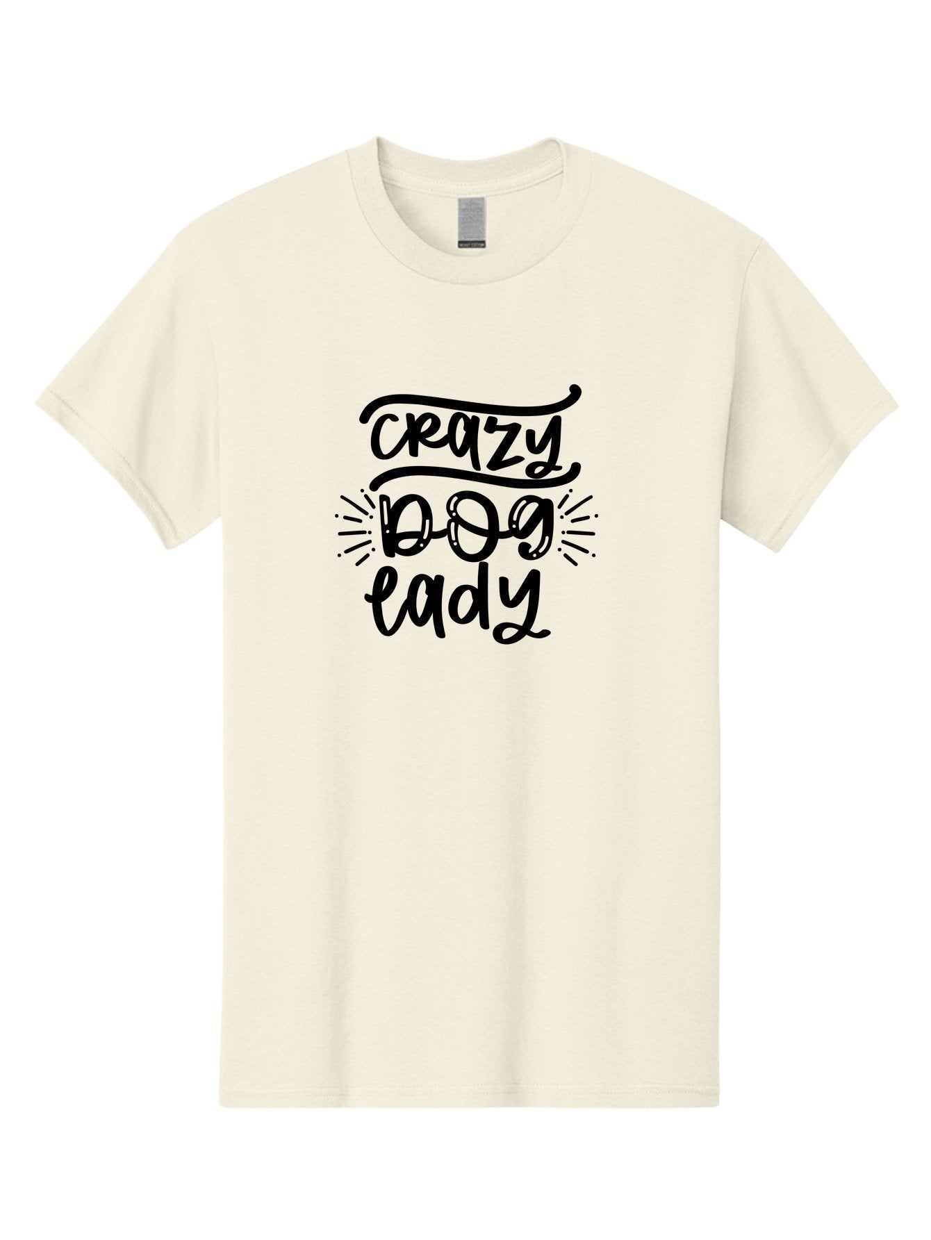 Crazy-Dog-Lady-1 Men'S Graphic Tee, 100% Cotton, Comfortable Casual Summer Wear, Machine Washable, Crazy Dog Lady, Dog Lover Quote, Funny Dog Saying, Dog Mom Phrase, Paw Print Design, Dog Enthusiast, Pet Lover Gift, Quirky Dog Quote Aad377 7
