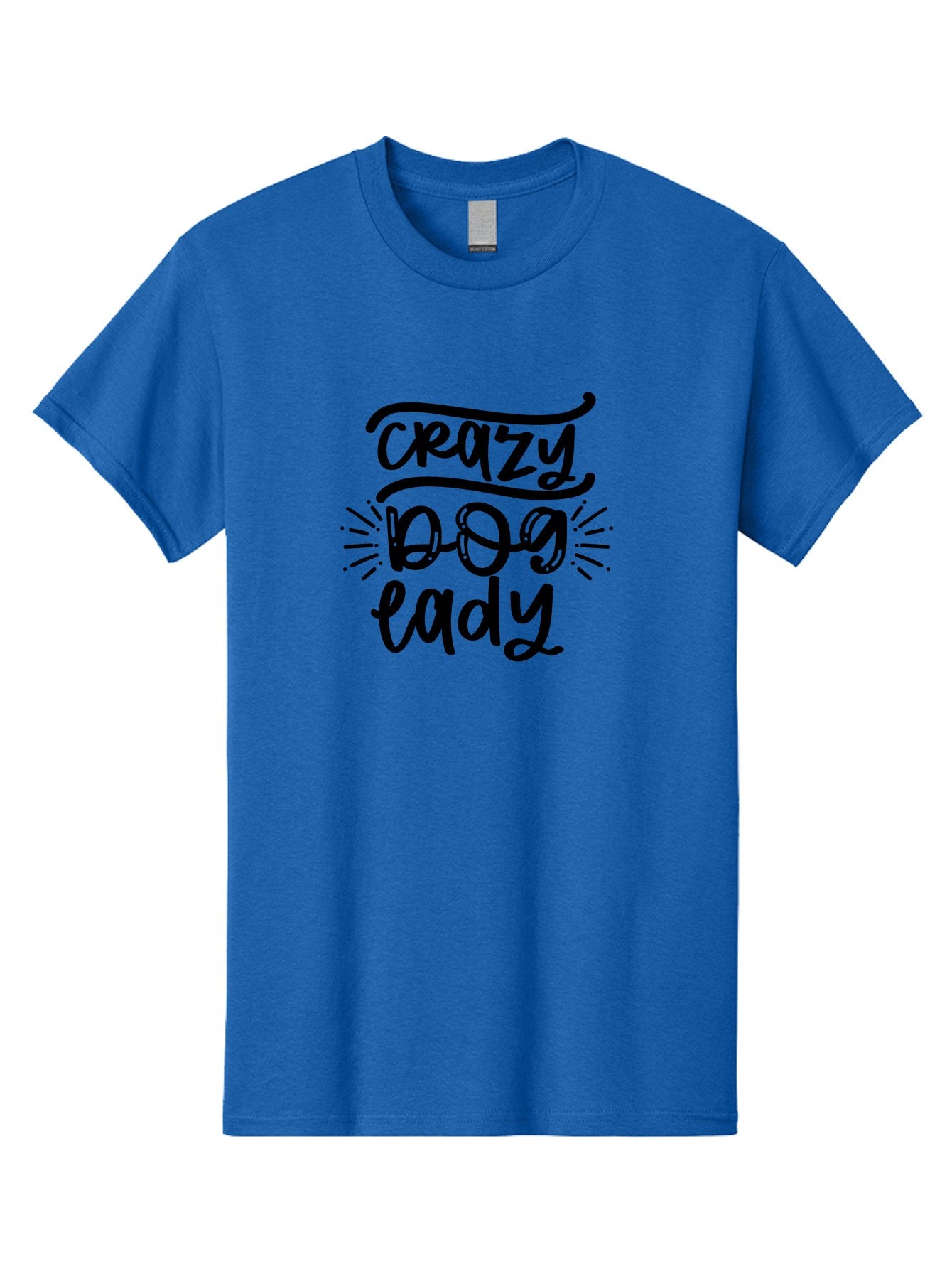 Crazy-Dog-Lady-1 Men'S Graphic Tee, 100% Cotton, Comfortable Casual Summer Wear, Machine Washable, Crazy Dog Lady, Dog Lover Quote, Funny Dog Saying, Dog Mom Phrase, Paw Print Design, Dog Enthusiast, Pet Lover Gift, Quirky Dog Quote Aad377 6