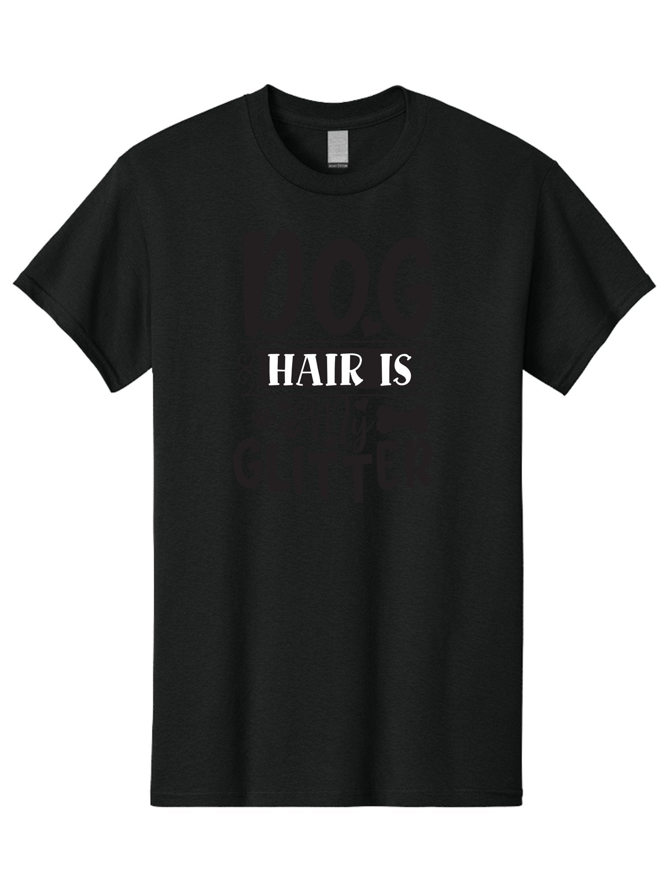 Dog-Hair-Is-My-Glitter Men'S Graphic Tee, 100% Cotton, Comfortable Casual Summer Wear, Machine Washable, Dog Hair, Dog Lovers, Dog Owners, Pet Hair, Pet Owners, Dog Mom, Dog Dad, Funny Dog Quotes, Dog Humor, Dog Quotes Aad383 13