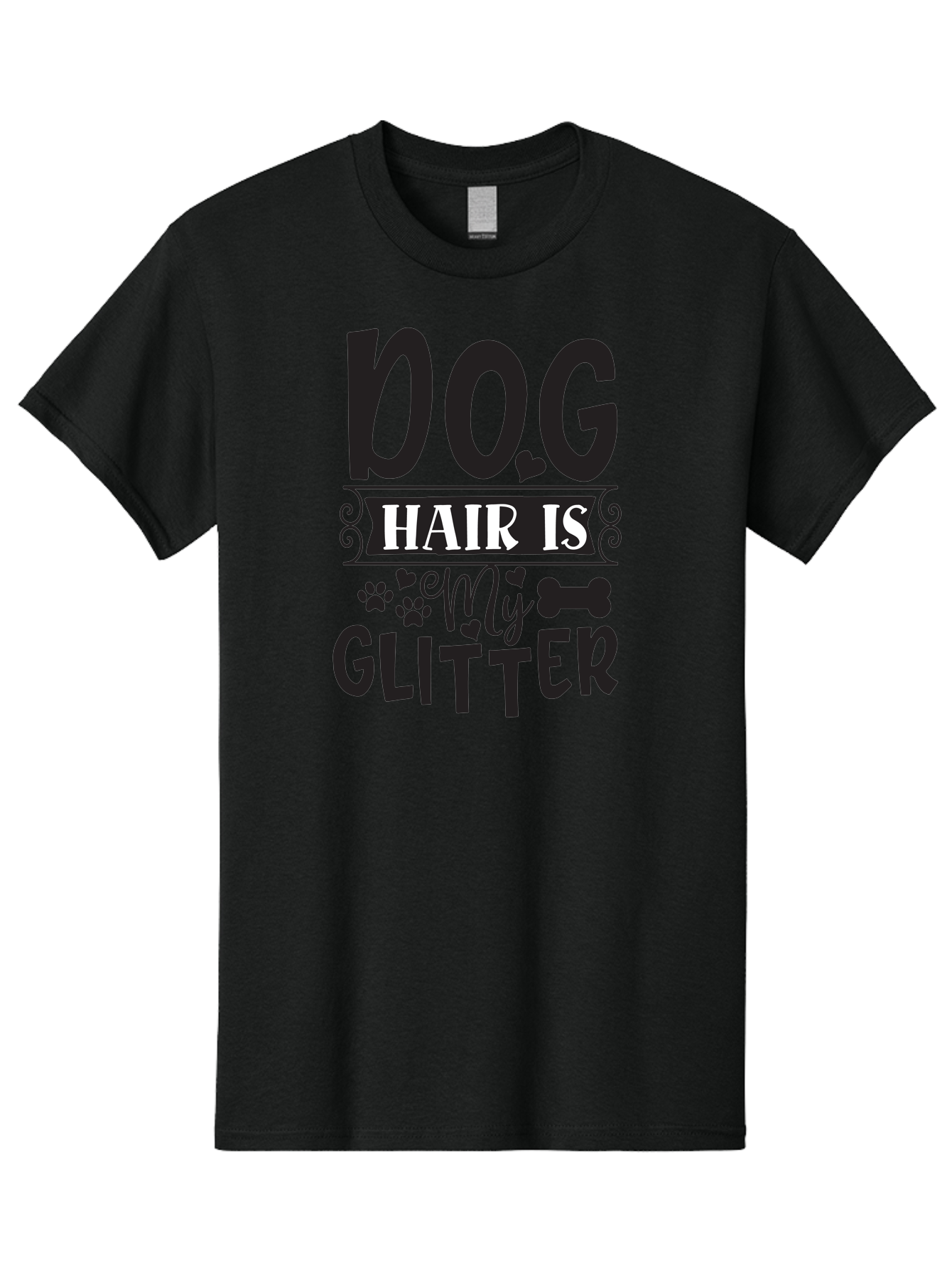 Dog-Hair-Is-My-Glitter Men'S Graphic Tee, 100% Cotton, Comfortable Casual Summer Wear, Machine Washable, Dog Hair, Dog Lovers, Dog Owners, Pet Hair, Pet Owners, Dog Mom, Dog Dad, Funny Dog Quotes, Dog Humor, Dog Quotes Aad383 29