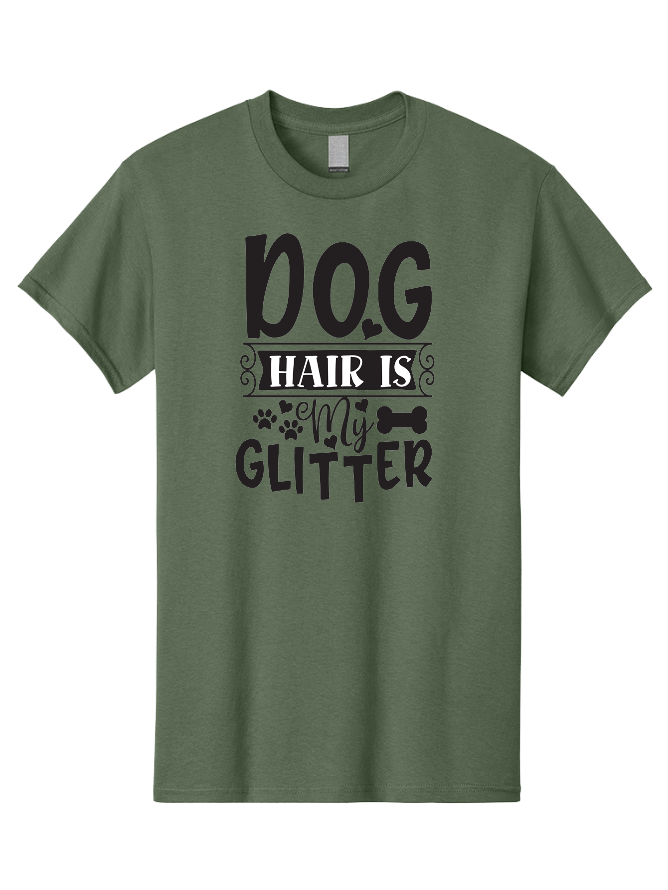 Dog-Hair-Is-My-Glitter Men'S Graphic Tee, 100% Cotton, Comfortable Casual Summer Wear, Machine Washable, Dog Hair, Dog Lovers, Dog Owners, Pet Hair, Pet Owners, Dog Mom, Dog Dad, Funny Dog Quotes, Dog Humor, Dog Quotes Aad383 19
