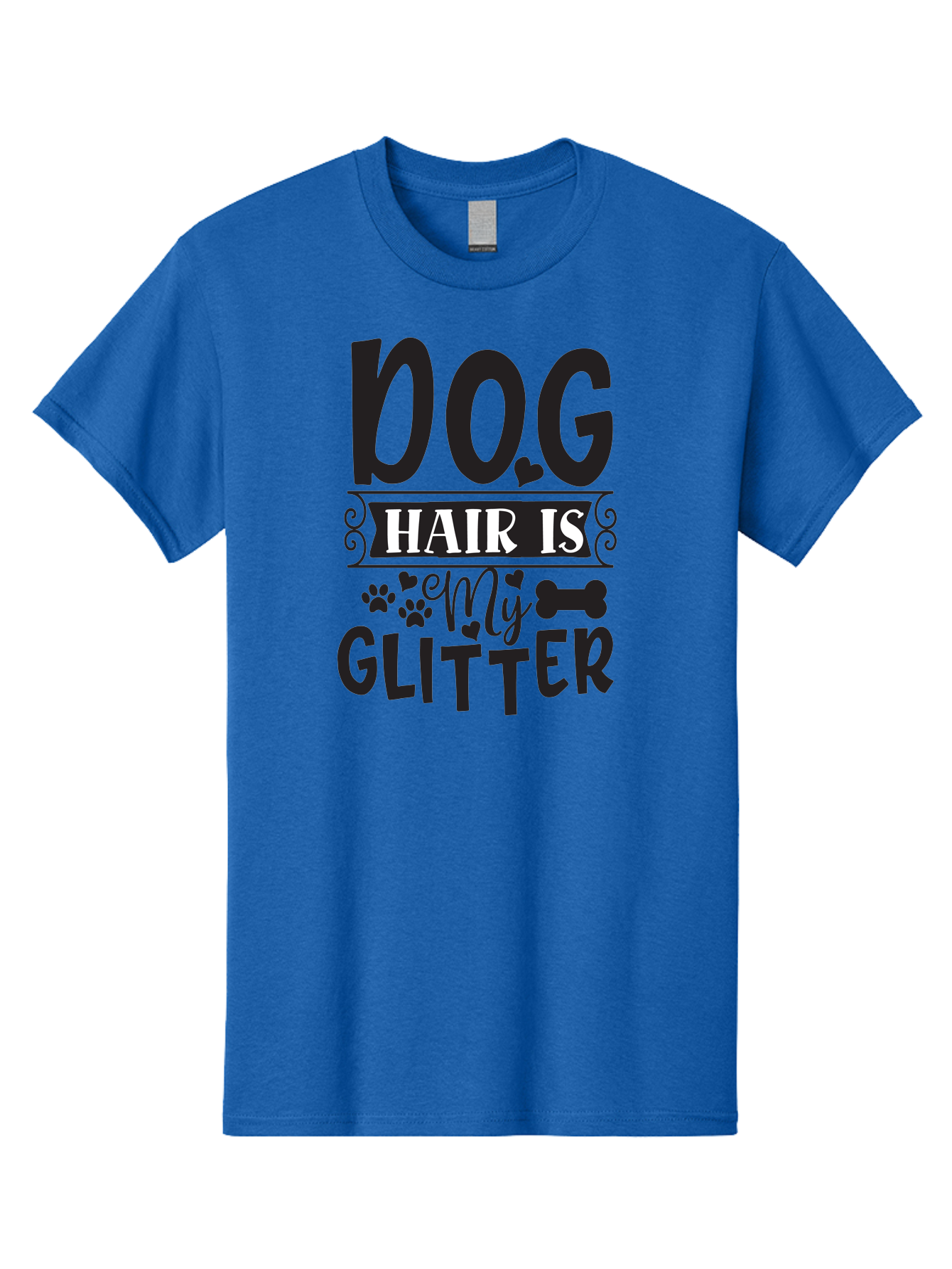 Dog-Hair-Is-My-Glitter Men'S Graphic Tee, 100% Cotton, Comfortable Casual Summer Wear, Machine Washable, Dog Hair, Dog Lovers, Dog Owners, Pet Hair, Pet Owners, Dog Mom, Dog Dad, Funny Dog Quotes, Dog Humor, Dog Quotes Aad383 13