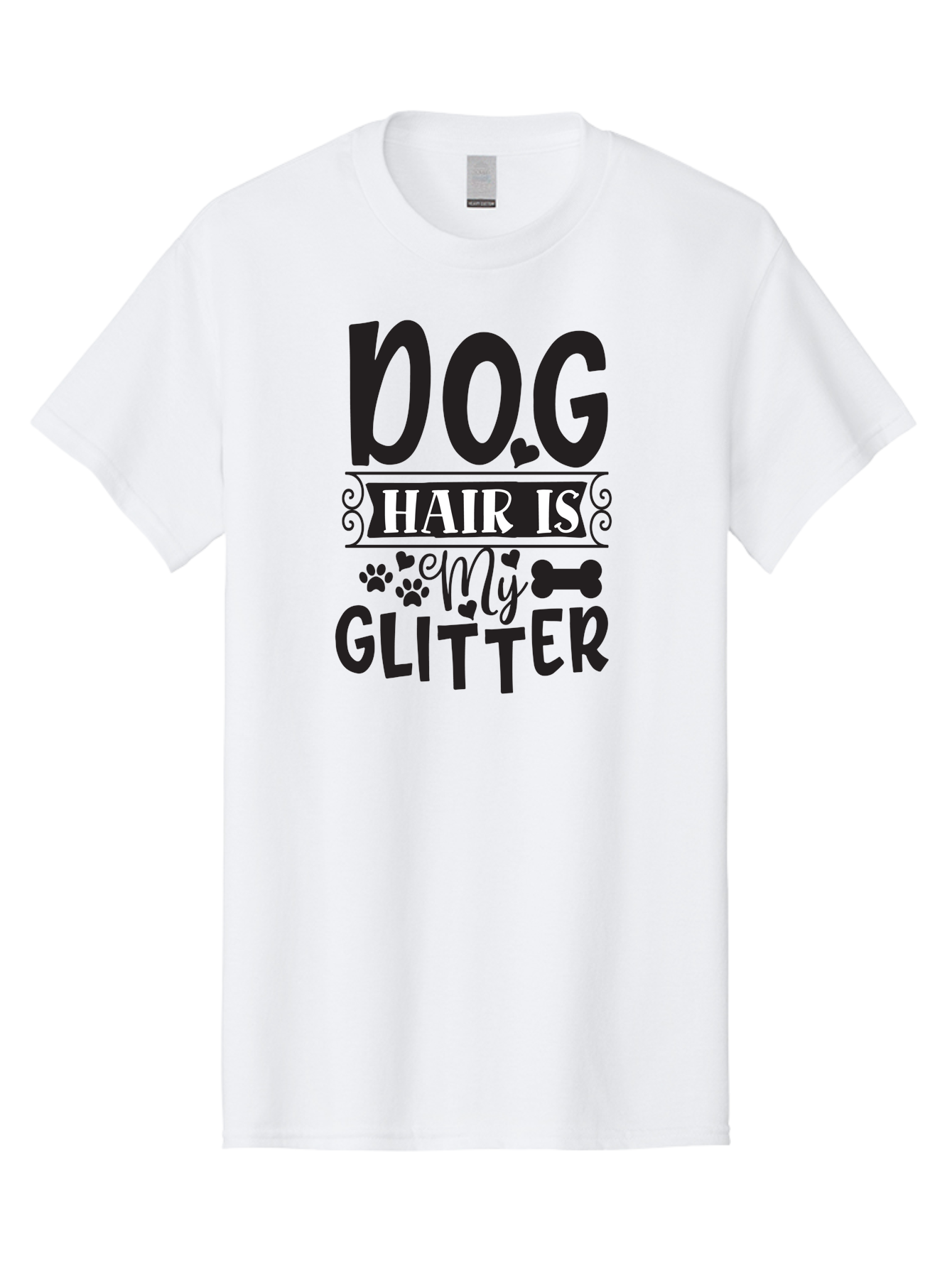 Dog-Hair-Is-My-Glitter Men'S Graphic Tee, 100% Cotton, Comfortable Casual Summer Wear, Machine Washable, Dog Hair, Dog Lovers, Dog Owners, Pet Hair, Pet Owners, Dog Mom, Dog Dad, Funny Dog Quotes, Dog Humor, Dog Quotes Aad383 15