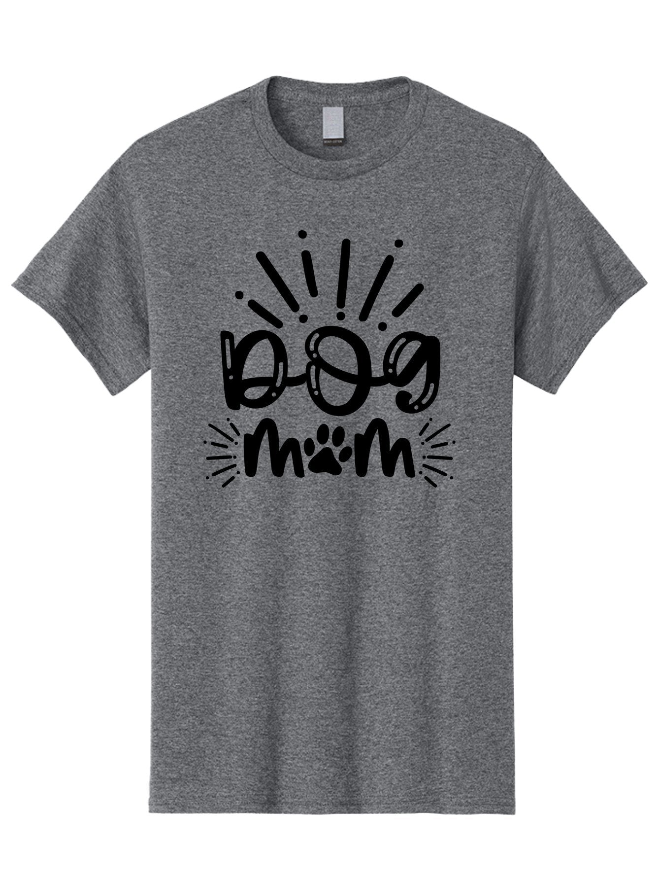 Dog-Mom Men'S Graphic Tee, 100% Cotton, Comfortable Casual Summer Wear, Machine Washable, Dog Mom, Dog Mom Quote, Dog Owner, Dog Lover, Pet Parent, Dog Enthusiast, Dog Mommy, Paw Print, Fun Design, Playful Typography, Dog Mum Aad386 10