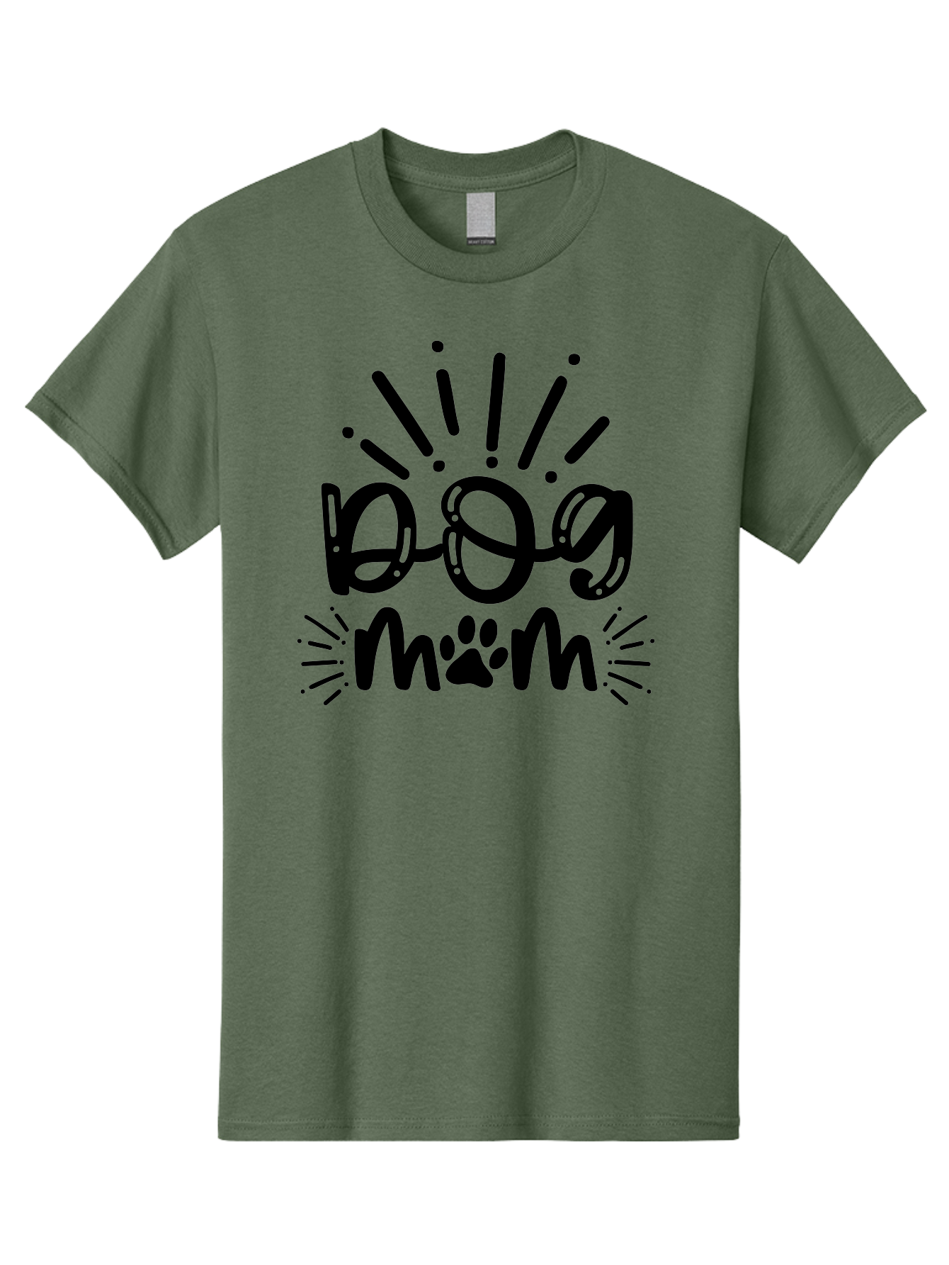 Dog-Mom Men'S Graphic Tee, 100% Cotton, Comfortable Casual Summer Wear, Machine Washable, Dog Mom, Dog Mom Quote, Dog Owner, Dog Lover, Pet Parent, Dog Enthusiast, Dog Mommy, Paw Print, Fun Design, Playful Typography, Dog Mum Aad386 5